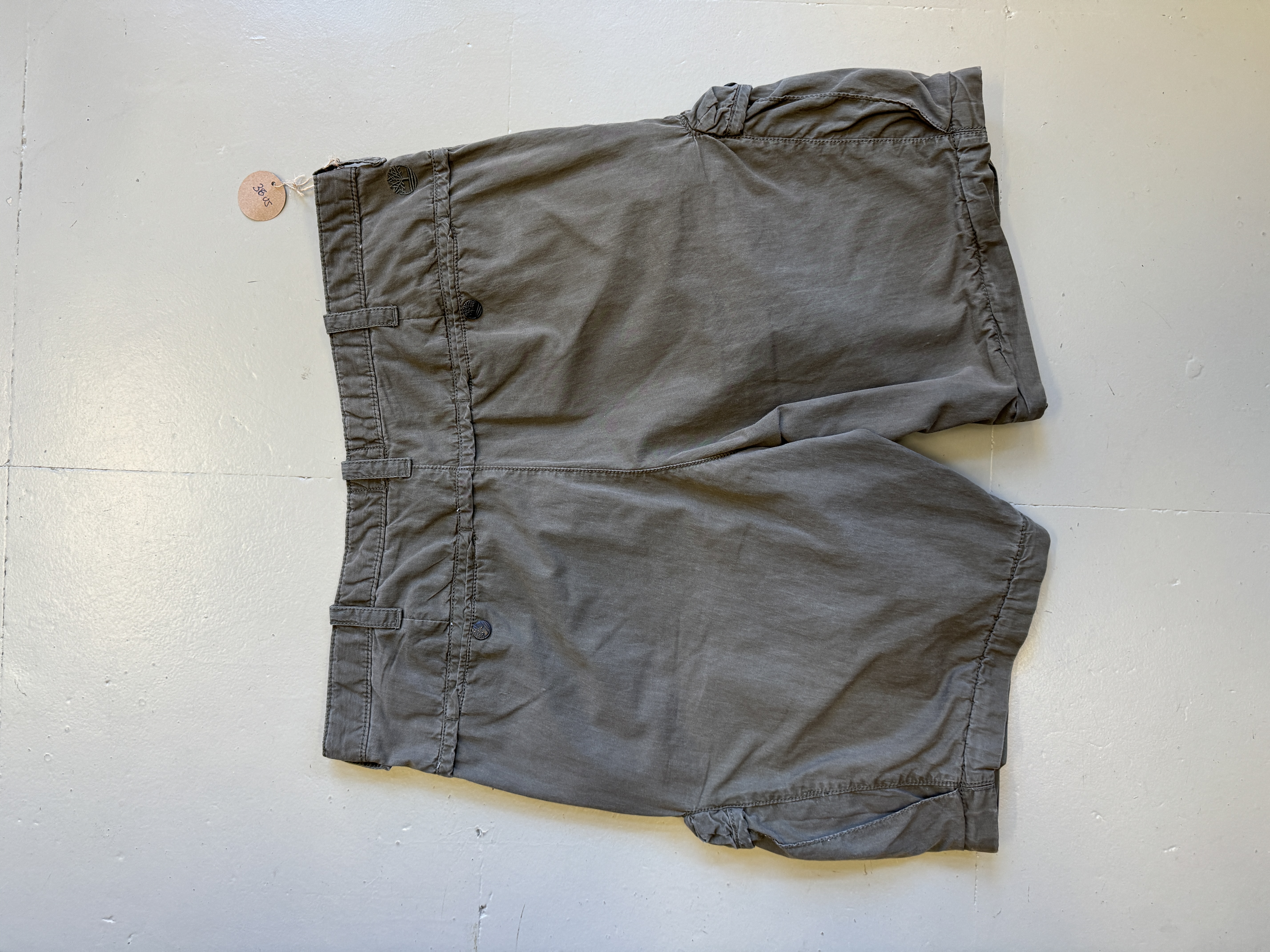 Timberland Men's Grey Cargo Shorts Taglia 36US