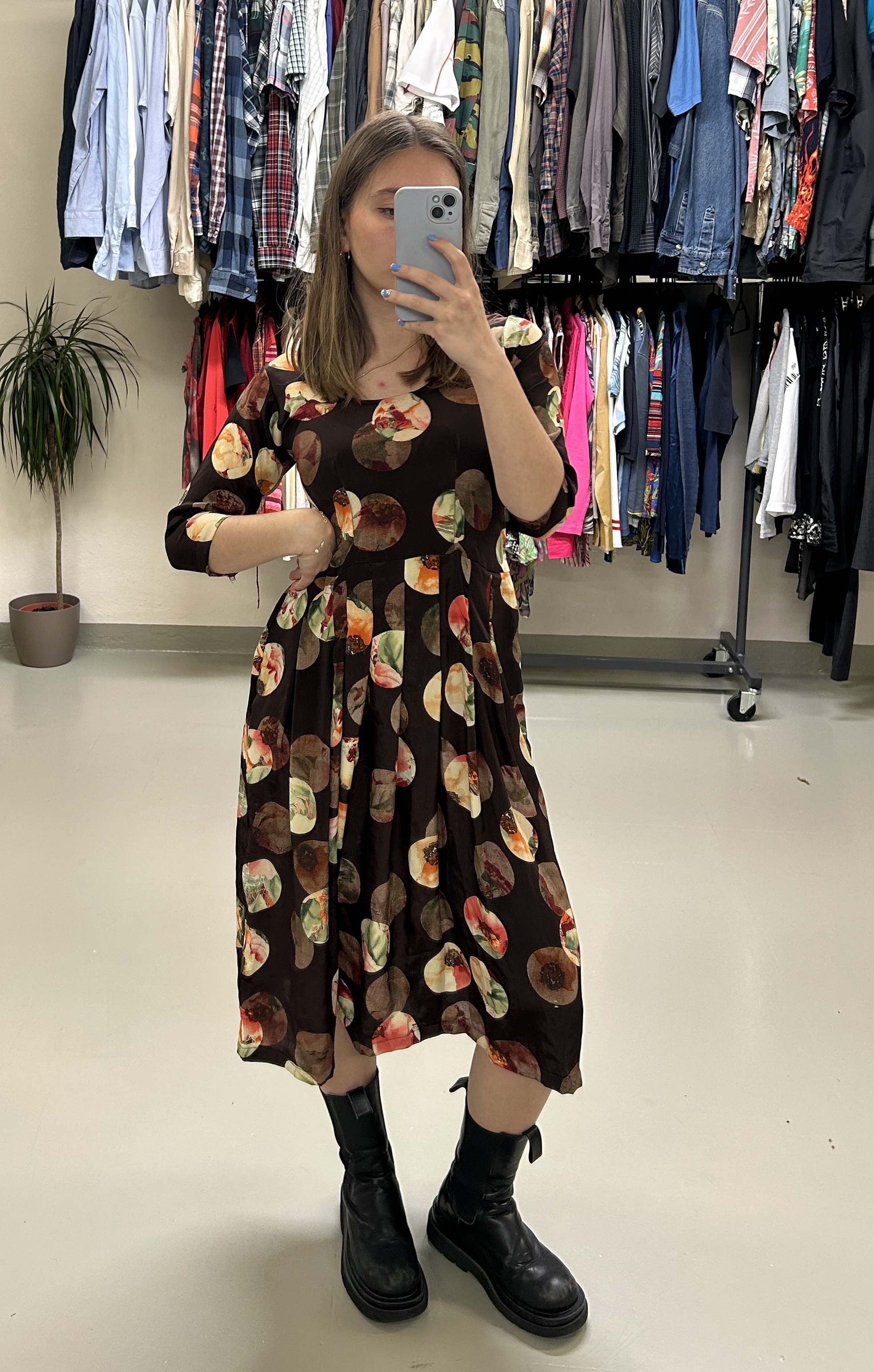 Floral Patterned Dress Taglia XS/S