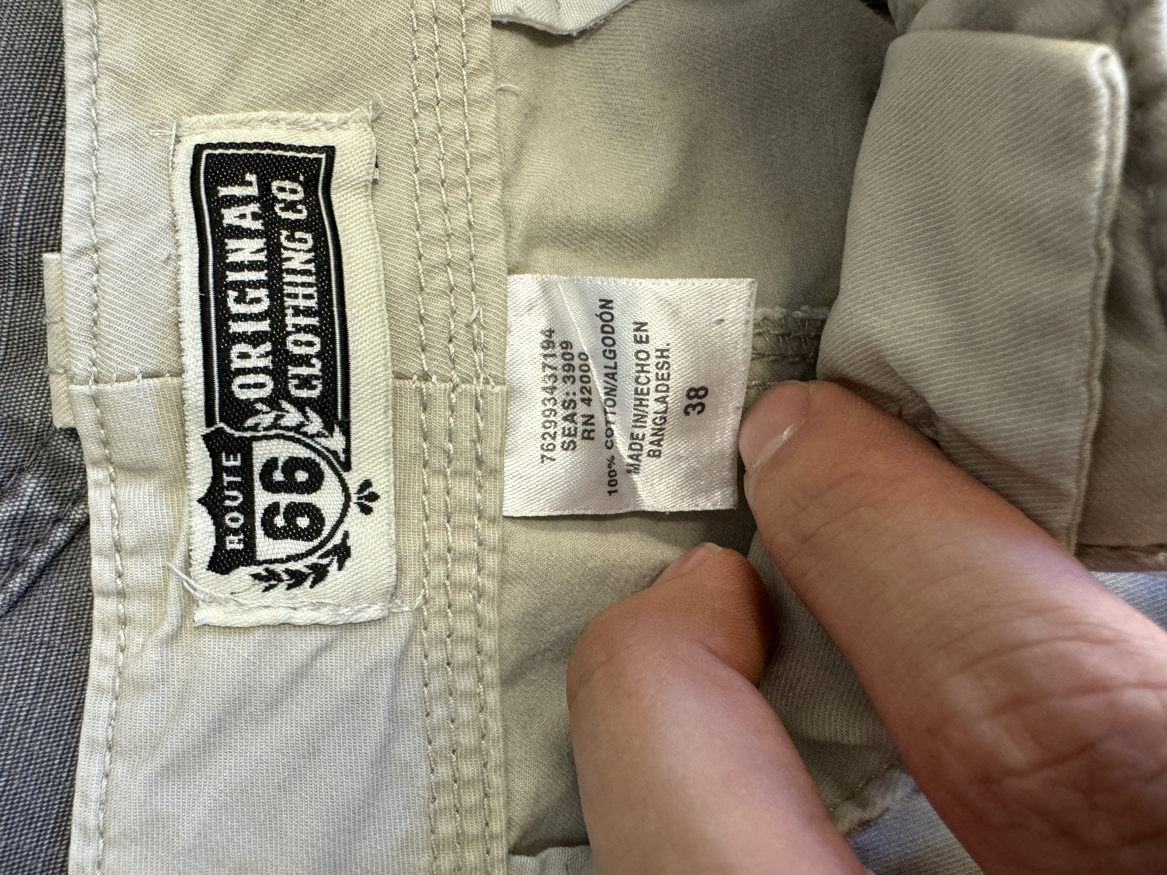 Route 66 Original Clothing Co. Pants cargo shorts taglia 38 US