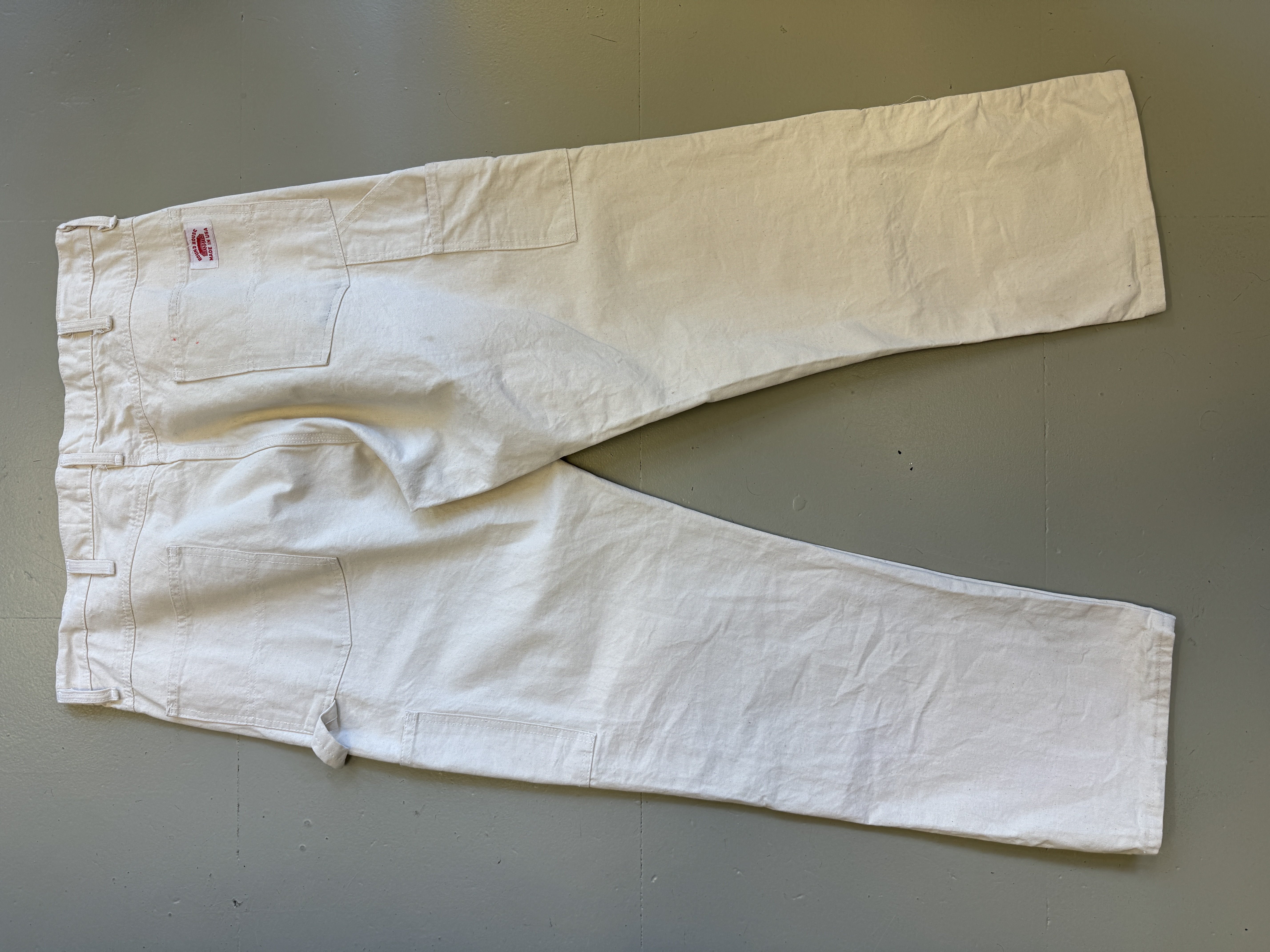 White Trousers made in USA taglia 36 US