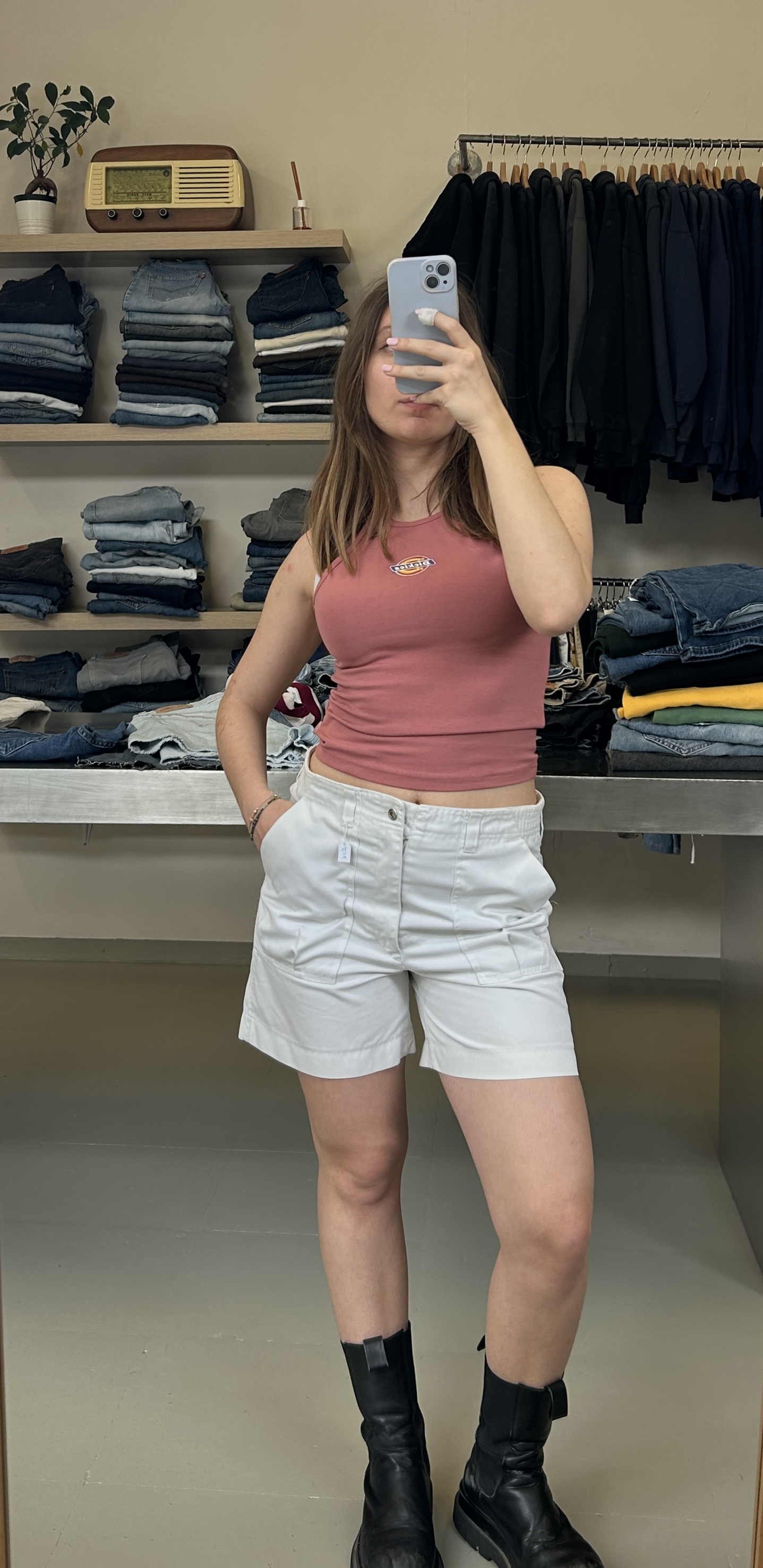 Bermuda color bianco/panna Taglia S/M