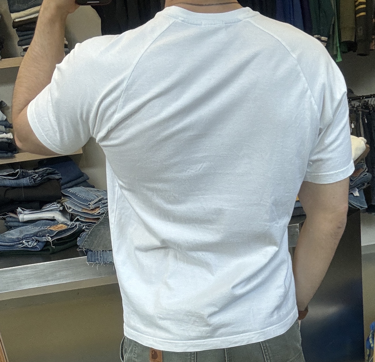 White Graphic T-Shirt taglia L