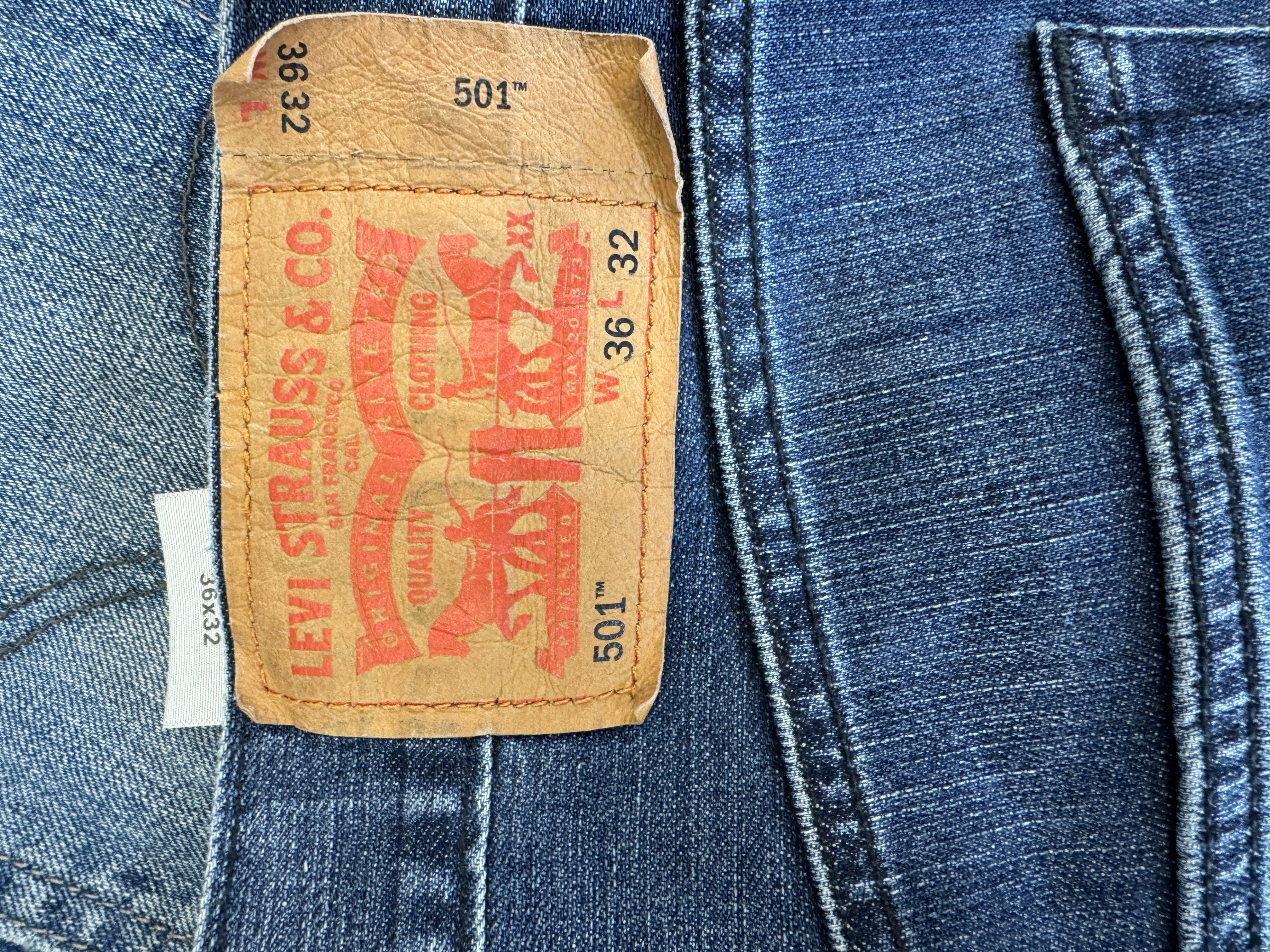 Levi's Blue Denim Jeans W36 (50 IT)