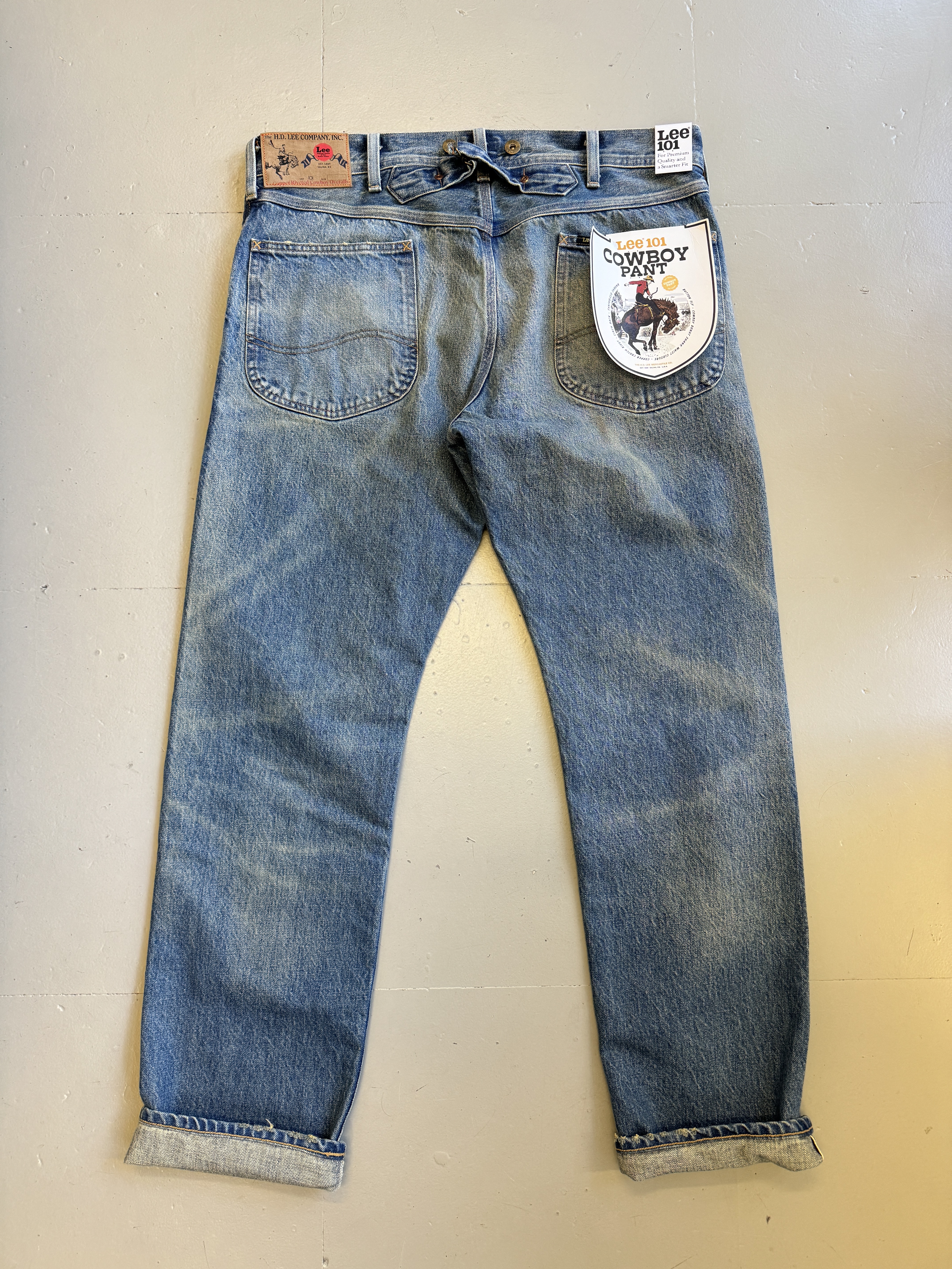Lee selvedge Denim Jeans made in Japan