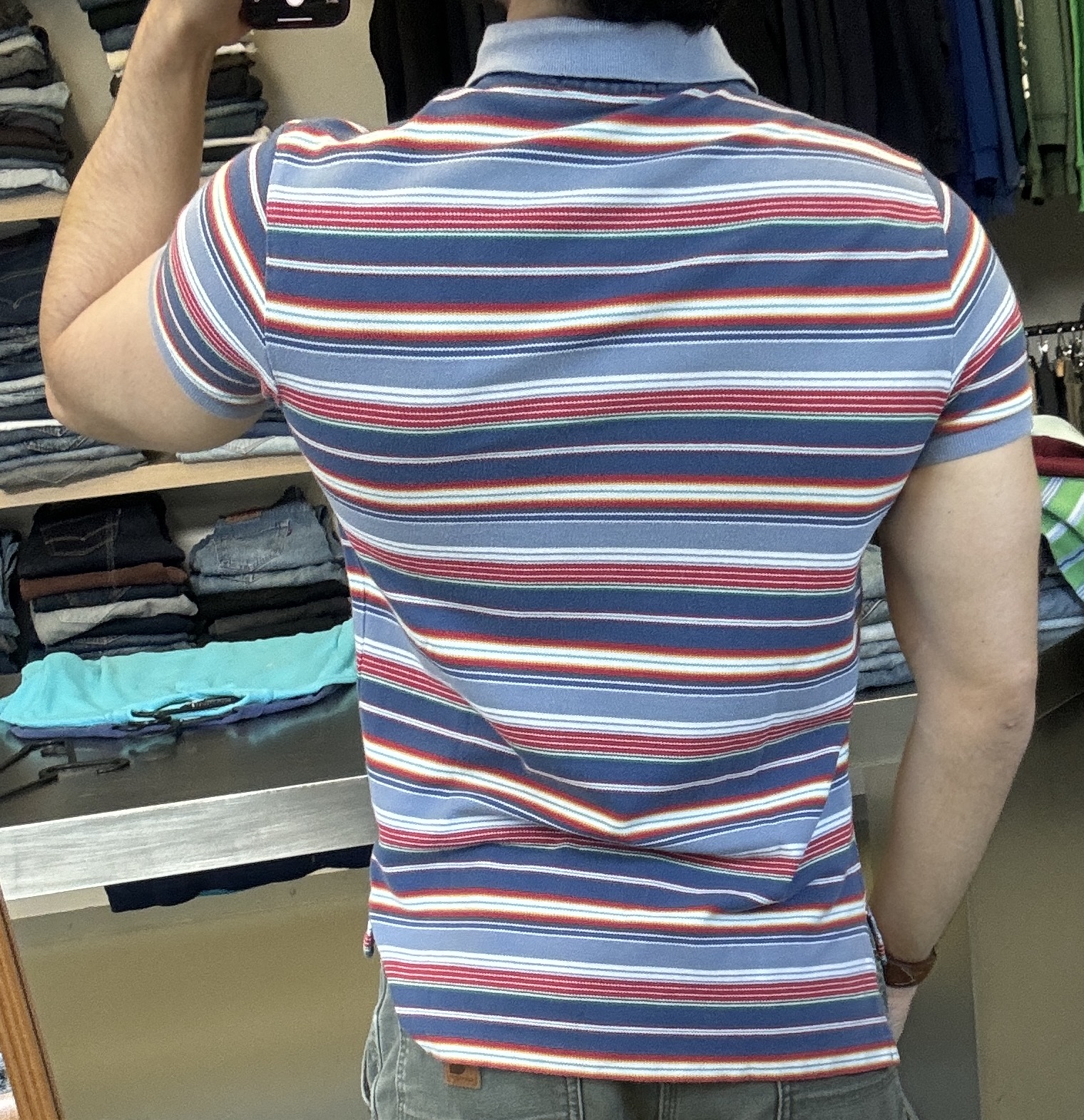 Striped Polo Ralph Lauren T-Shirt taglia S
