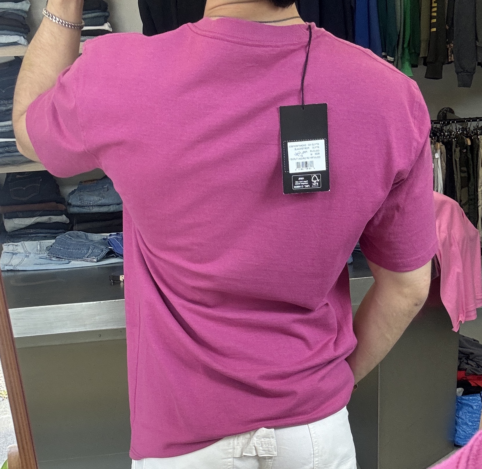 Dickies Men's Magenta T-Shirt Taglia M
