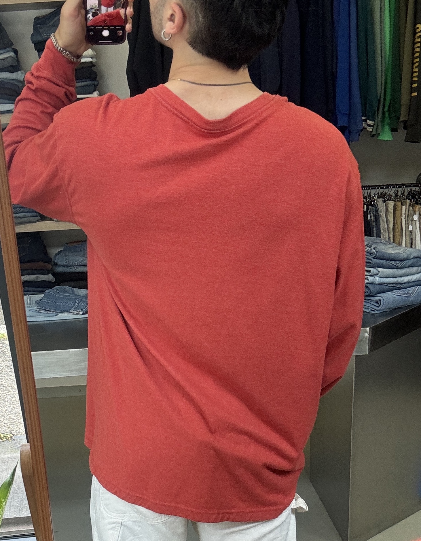 Red Carhartt Long Sleeve Shirt Taglia XL