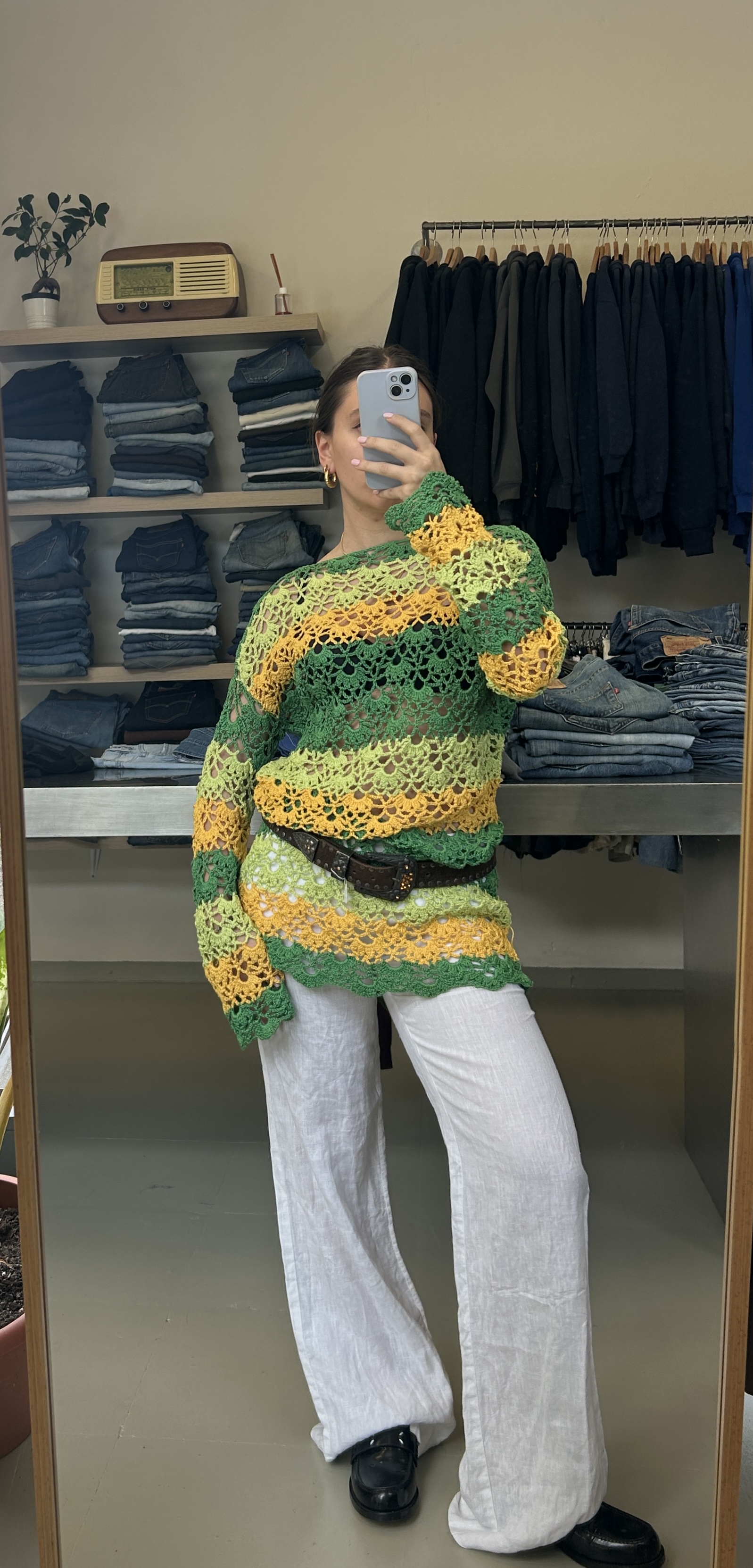 Handmade Knitted Sweater Taglia S/M