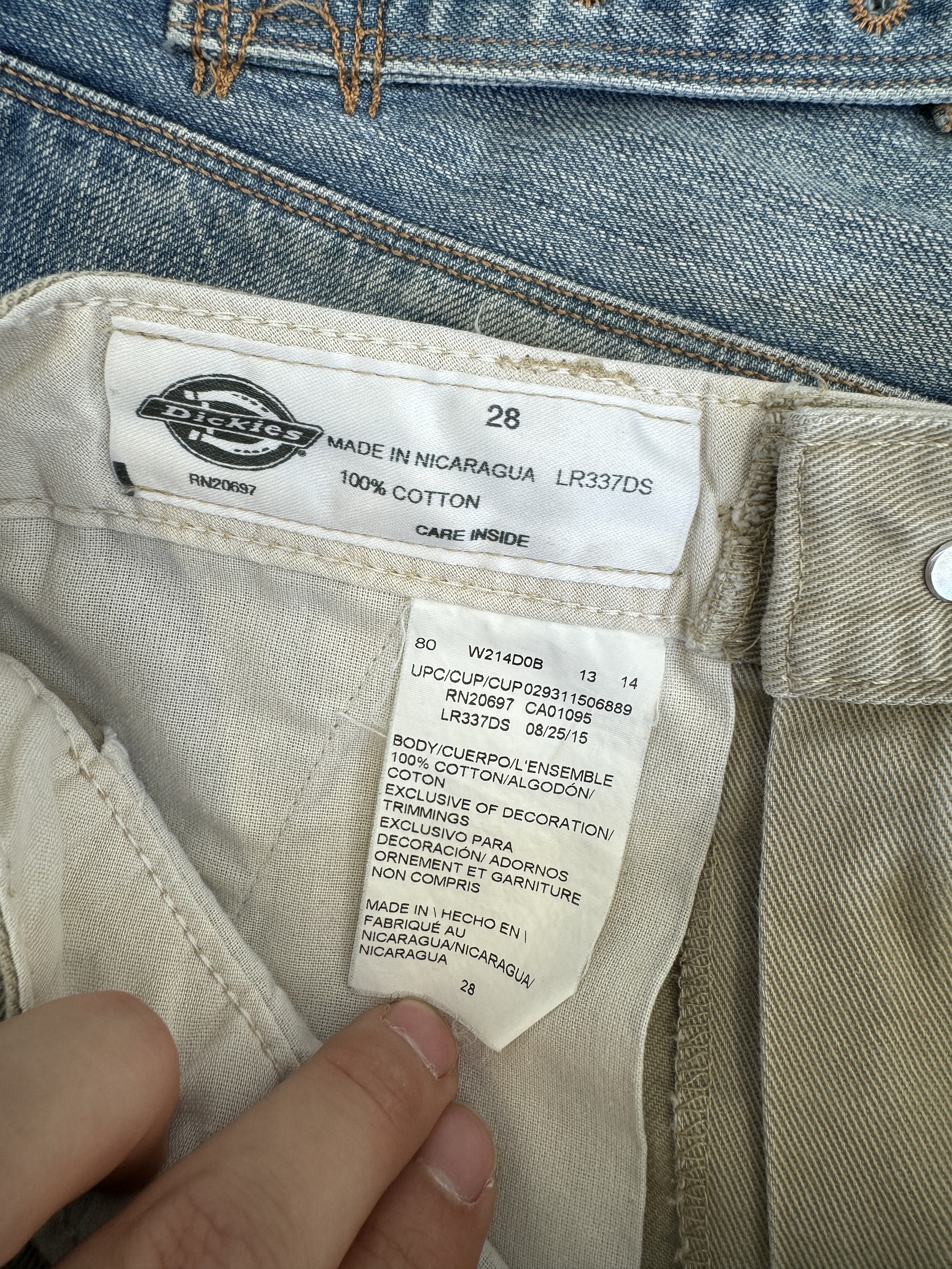 Dickies Cargo Shorts taglia 28US