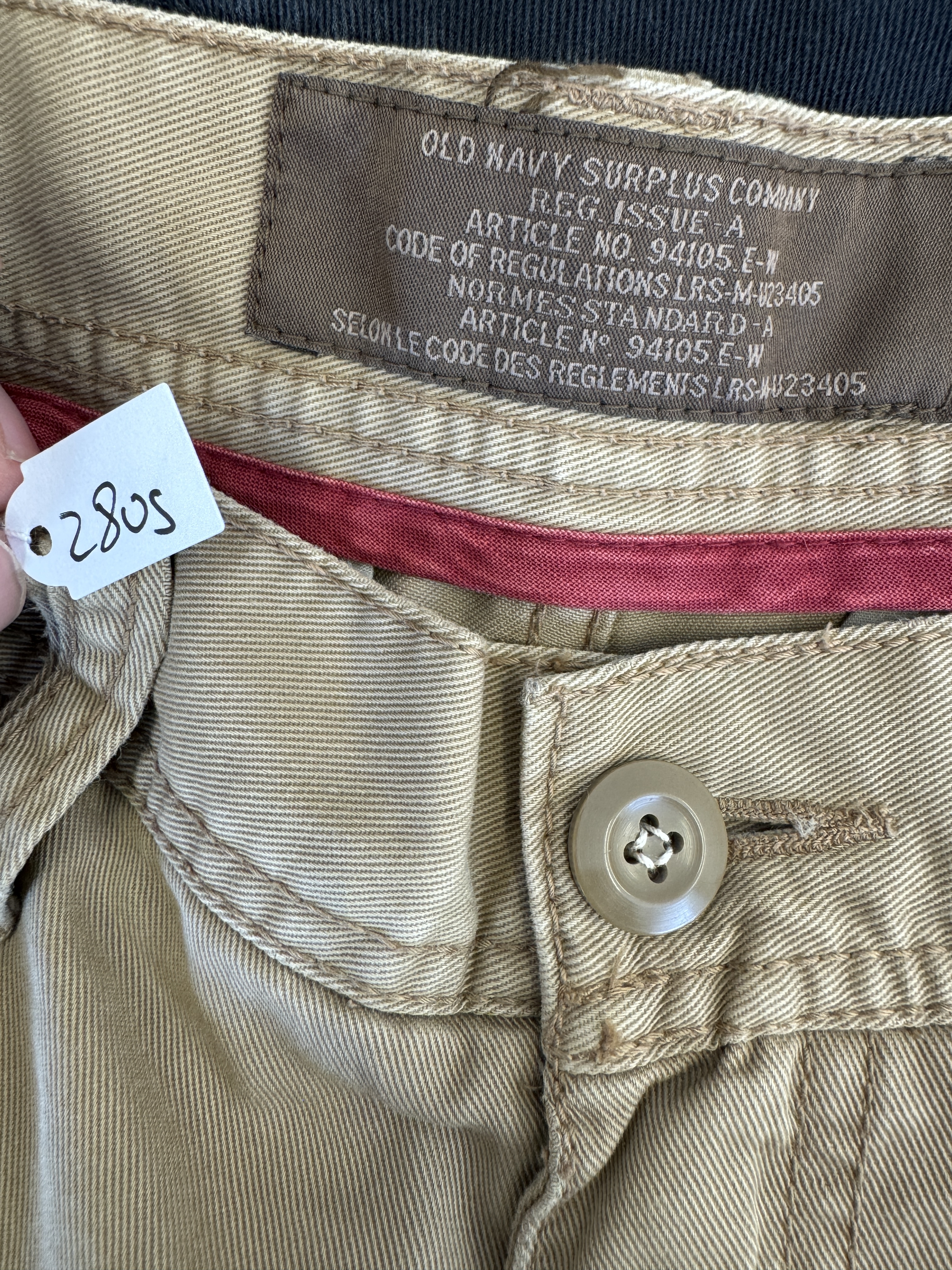  Cargo Shorts taglia 28US