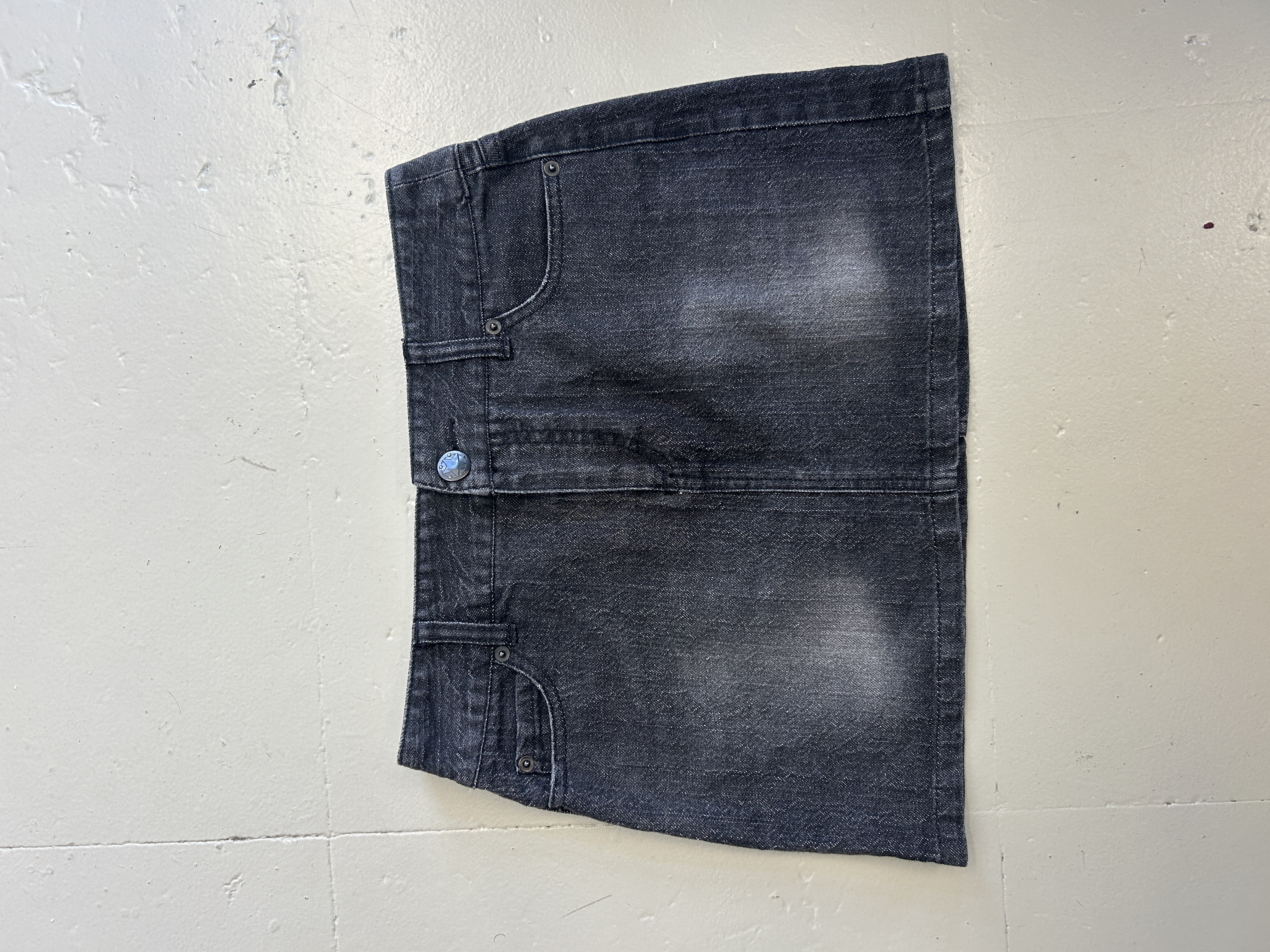 Mini Black Denim Skirt Taglia XS/S