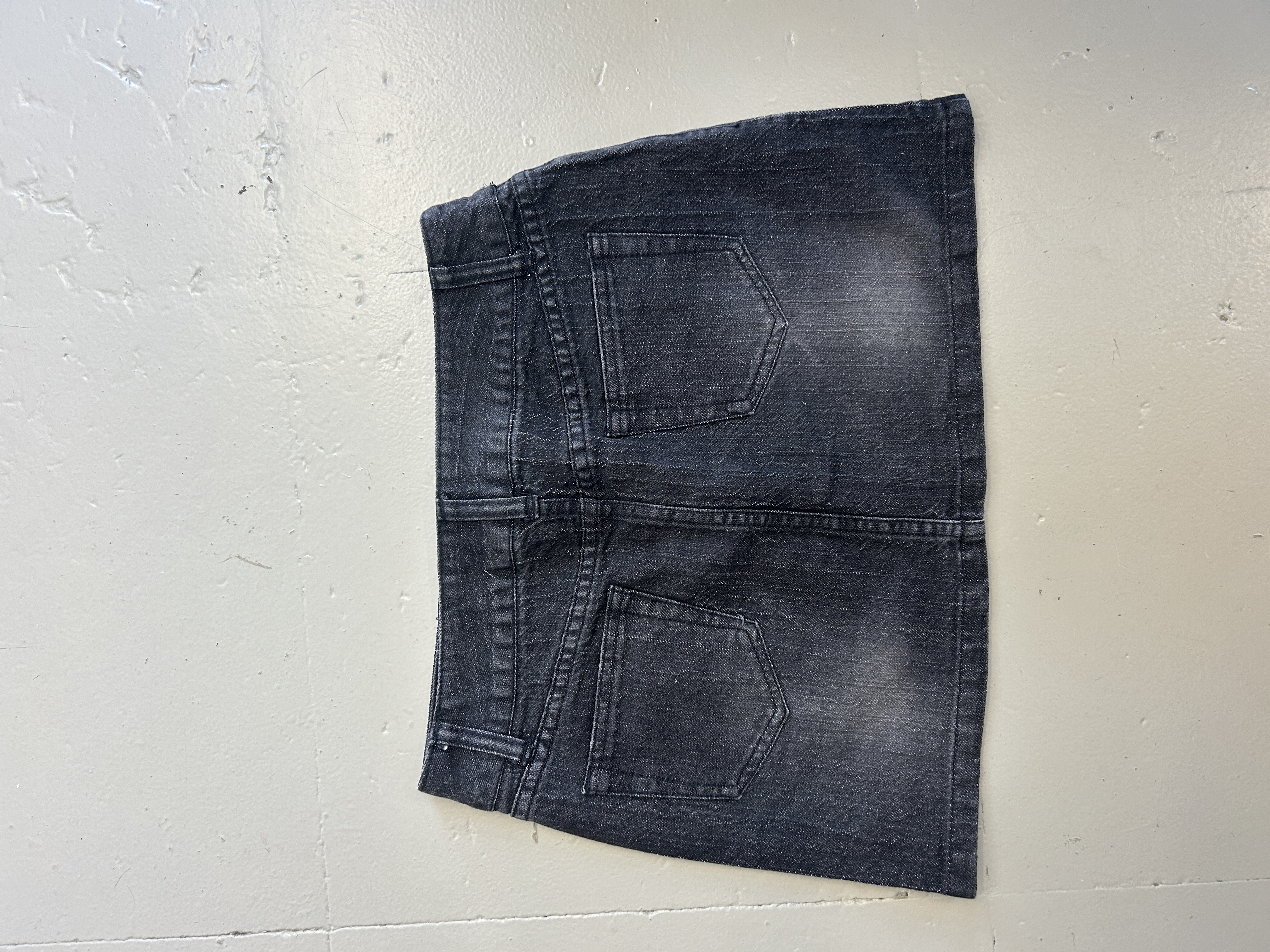 Mini Black Denim Skirt Taglia XS/S