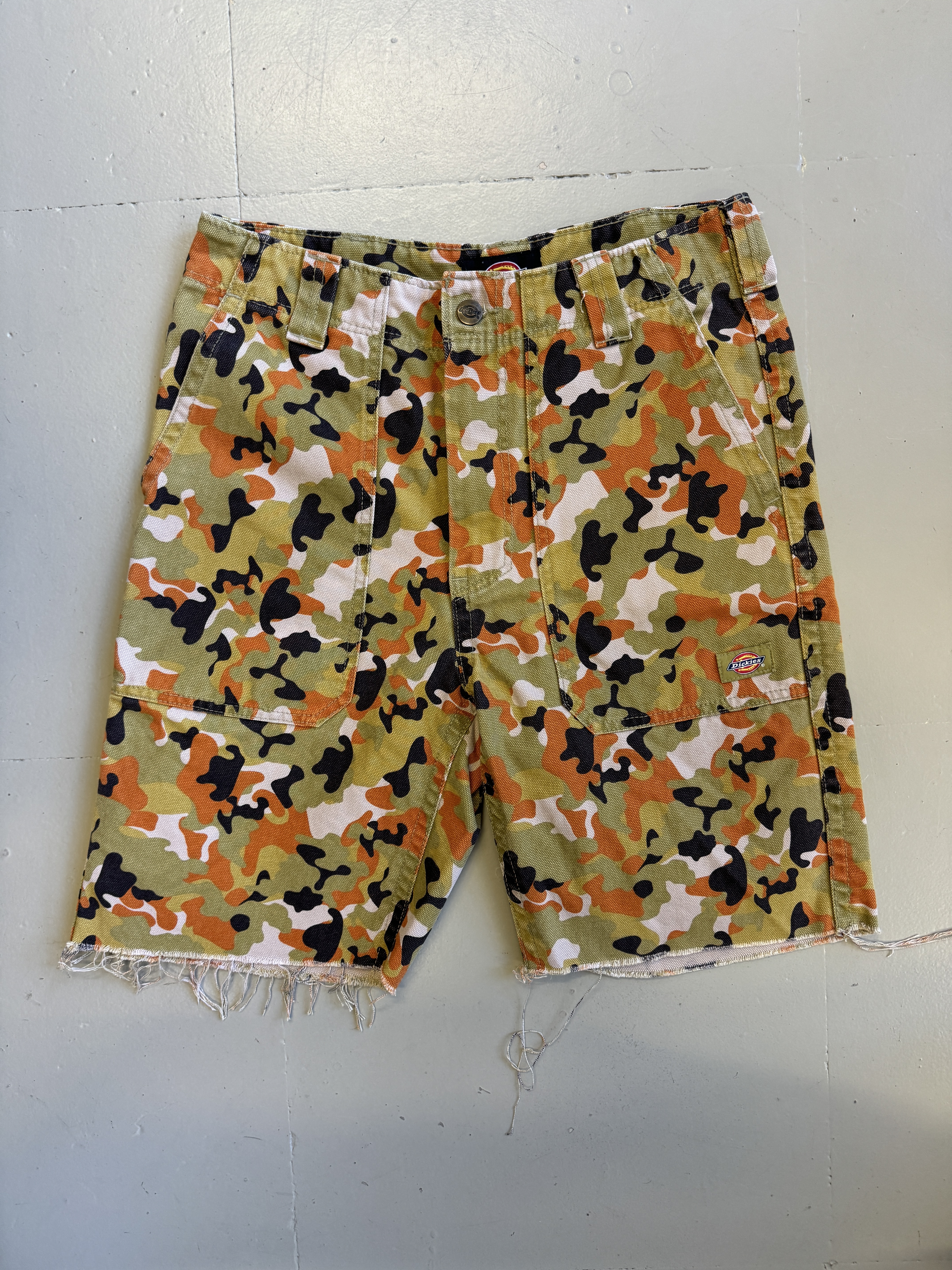 Dickies camo Cargo Shorts taglia 28US