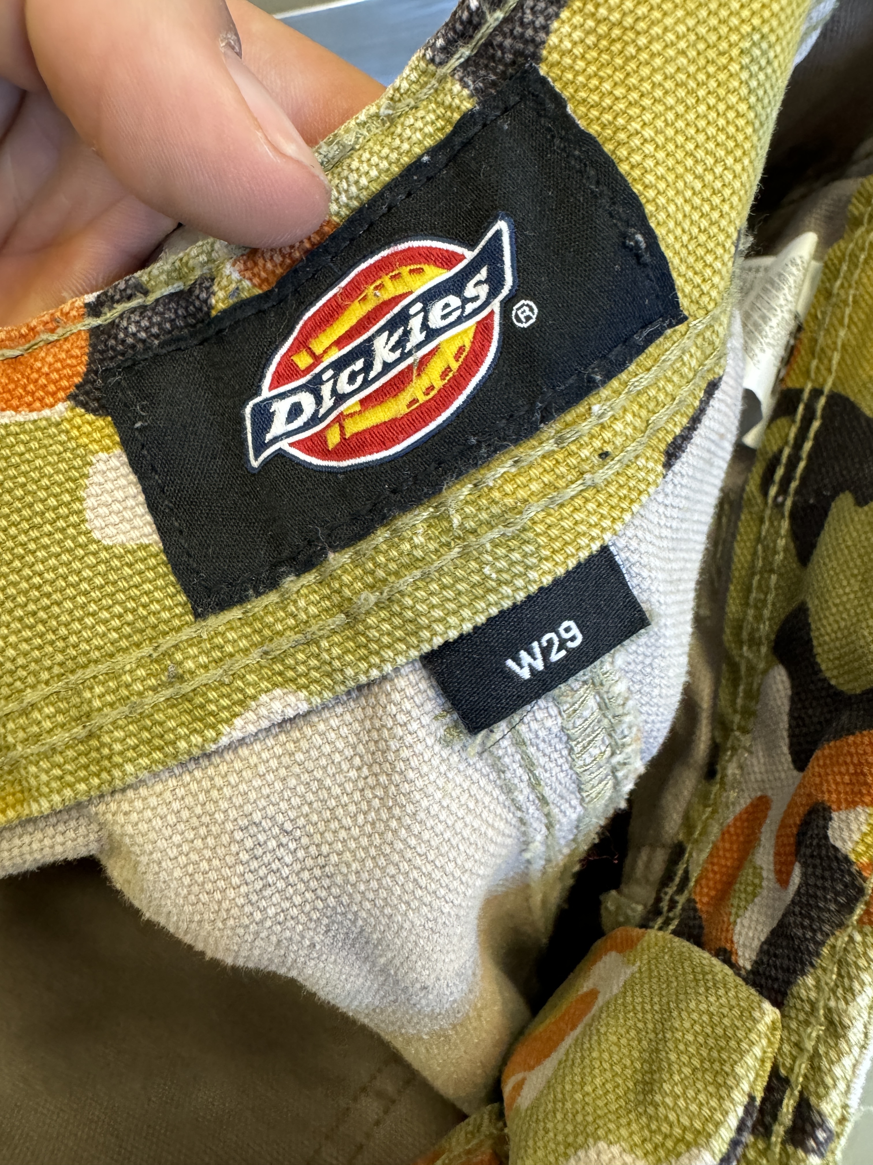 Dickies camo Cargo Shorts taglia 28US