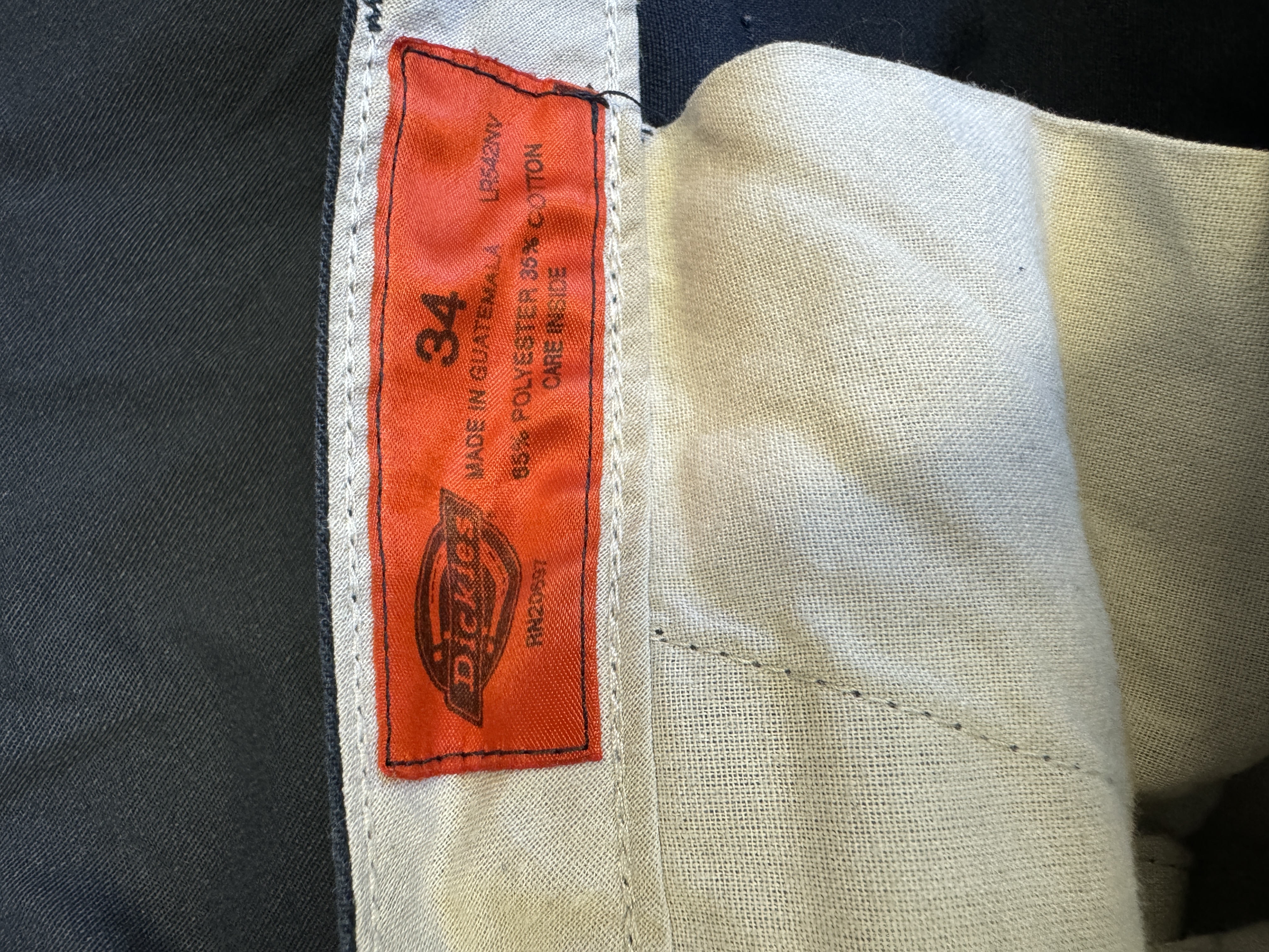 Dickies cargo Men's Navy Blue Shorts taglia 34 US