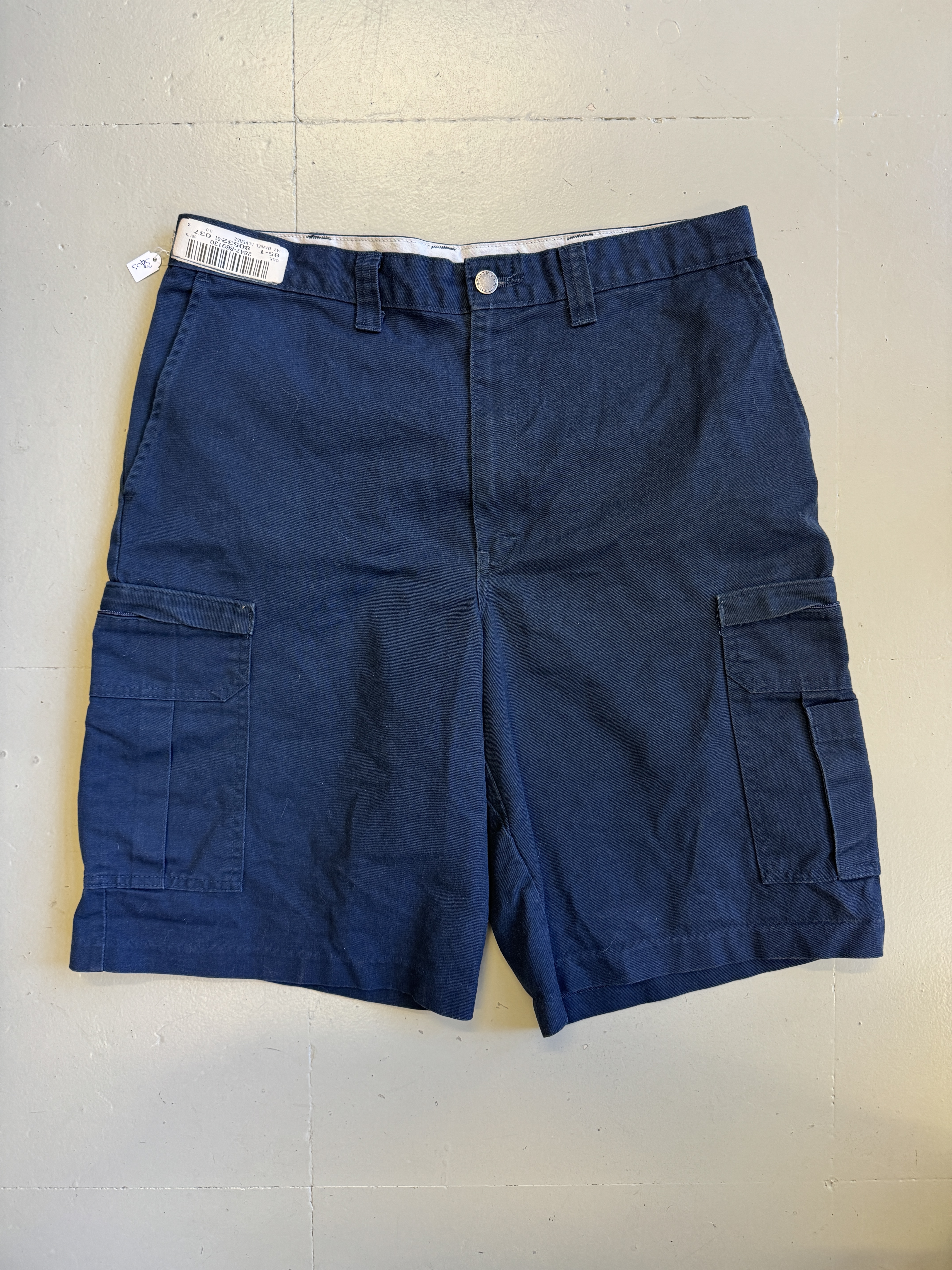Dickies cargo Men's Navy Blue Shorts taglia 34 US