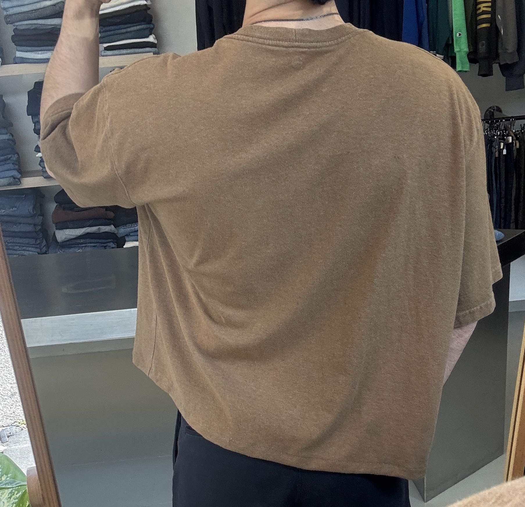 Carhartt Brown T-Shirt taglia XXL crop