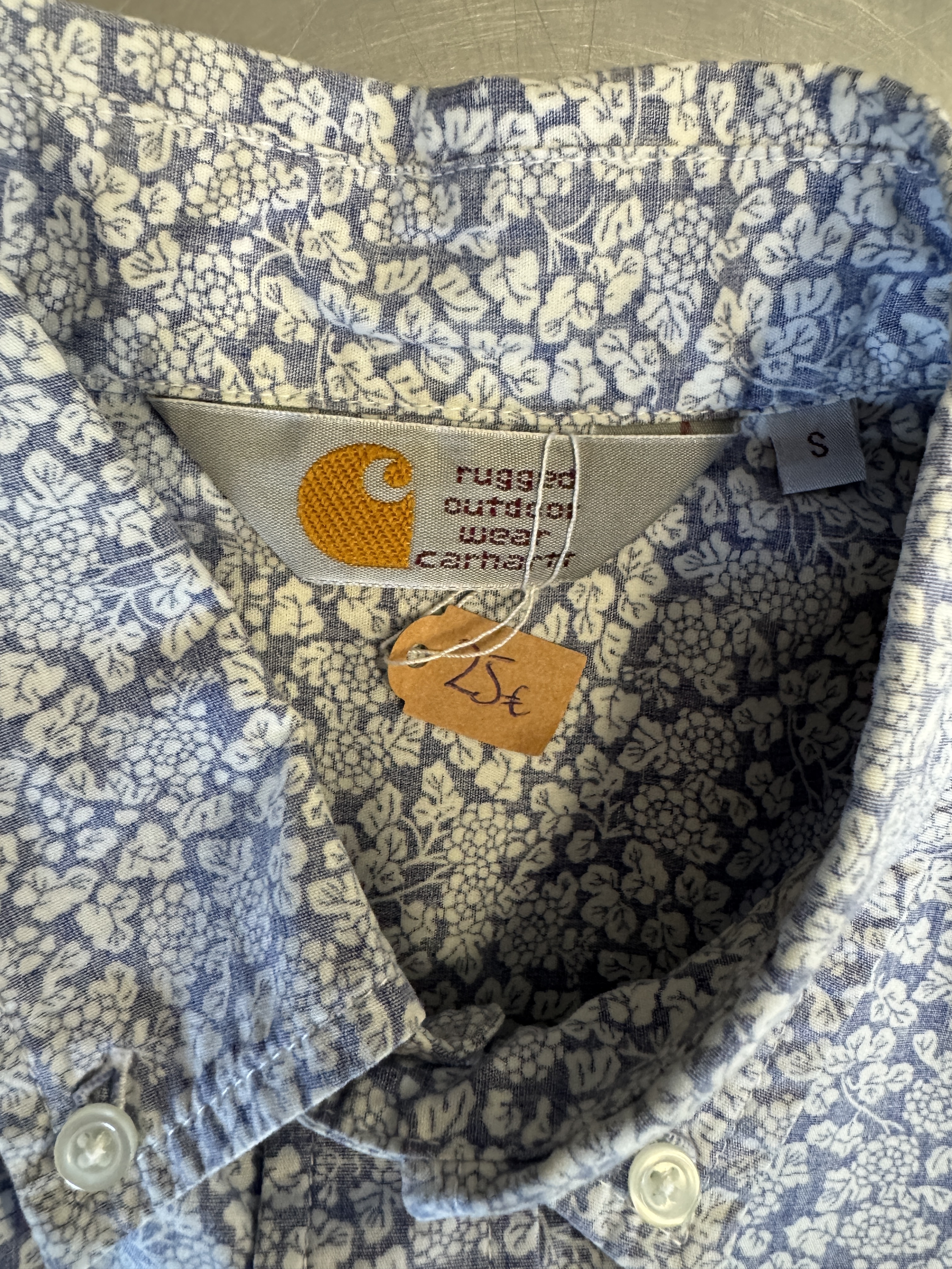 Carhartt Men's Short Sleeve Button-Up Shirt taglia S