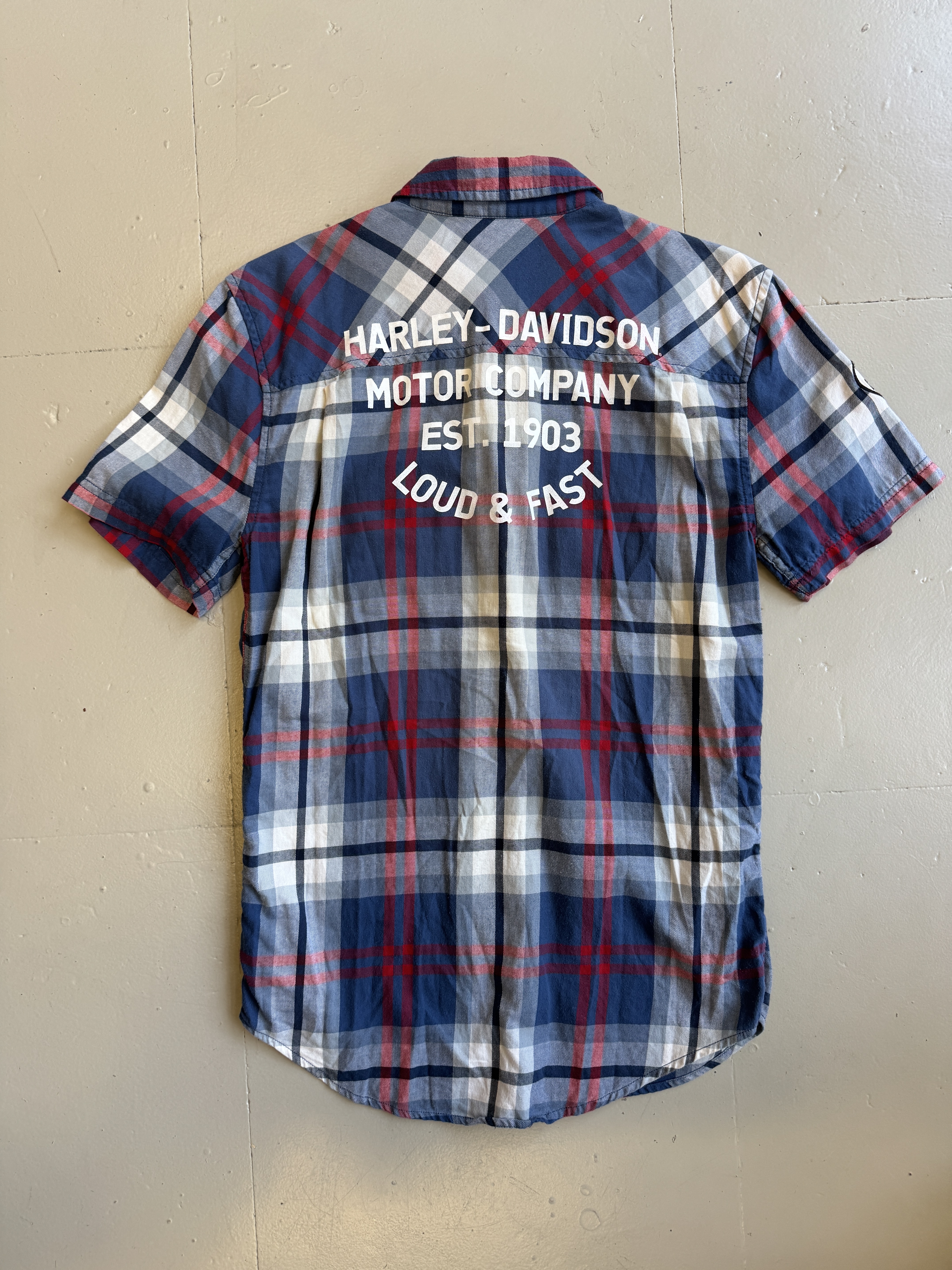 Harley-Davidson Plaid Shirt taglia S