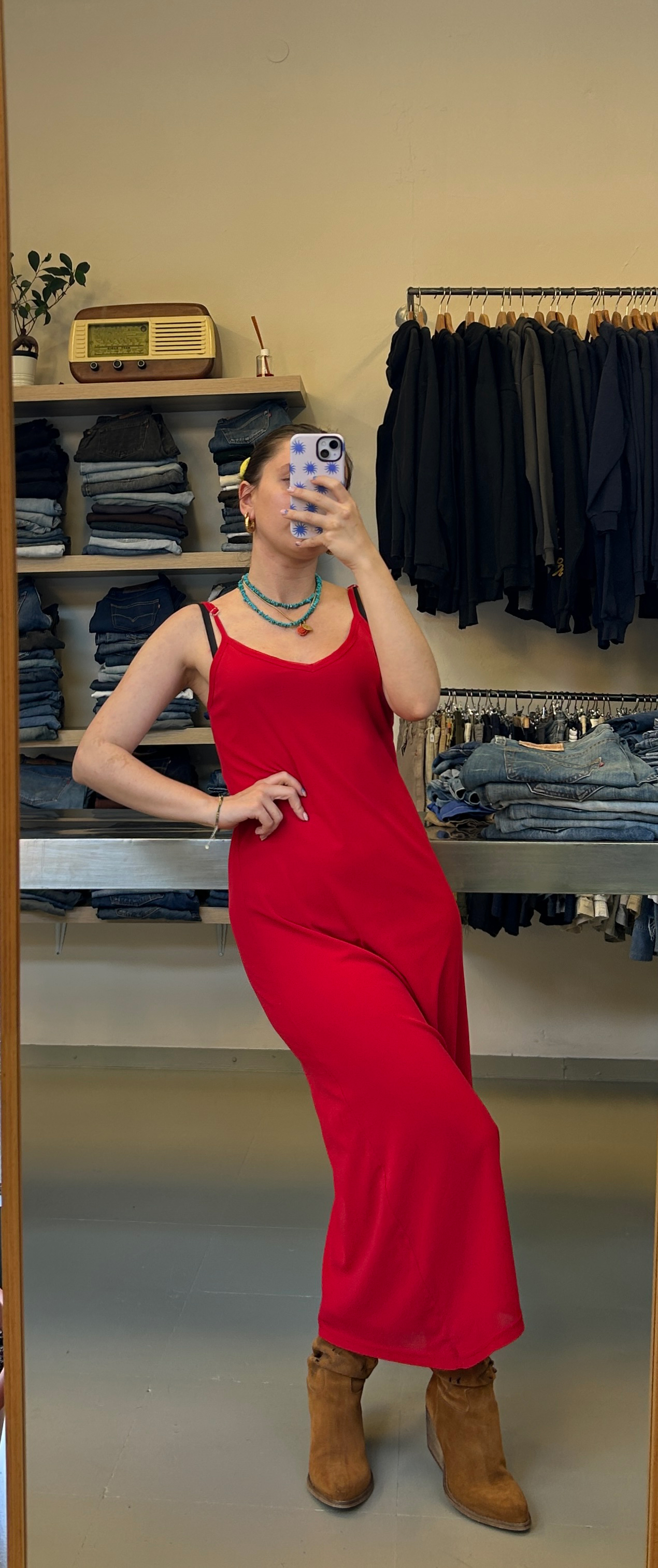 Elegant Red Dress  Taglia S