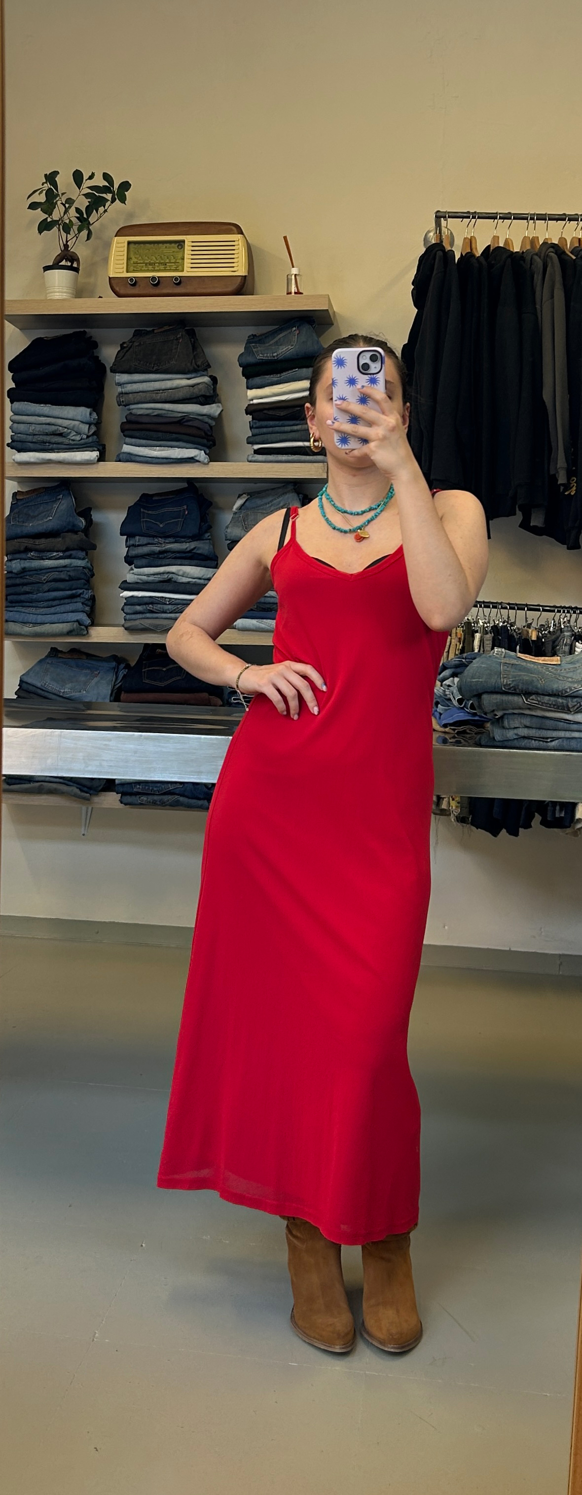 Elegant Red Dress  Taglia S