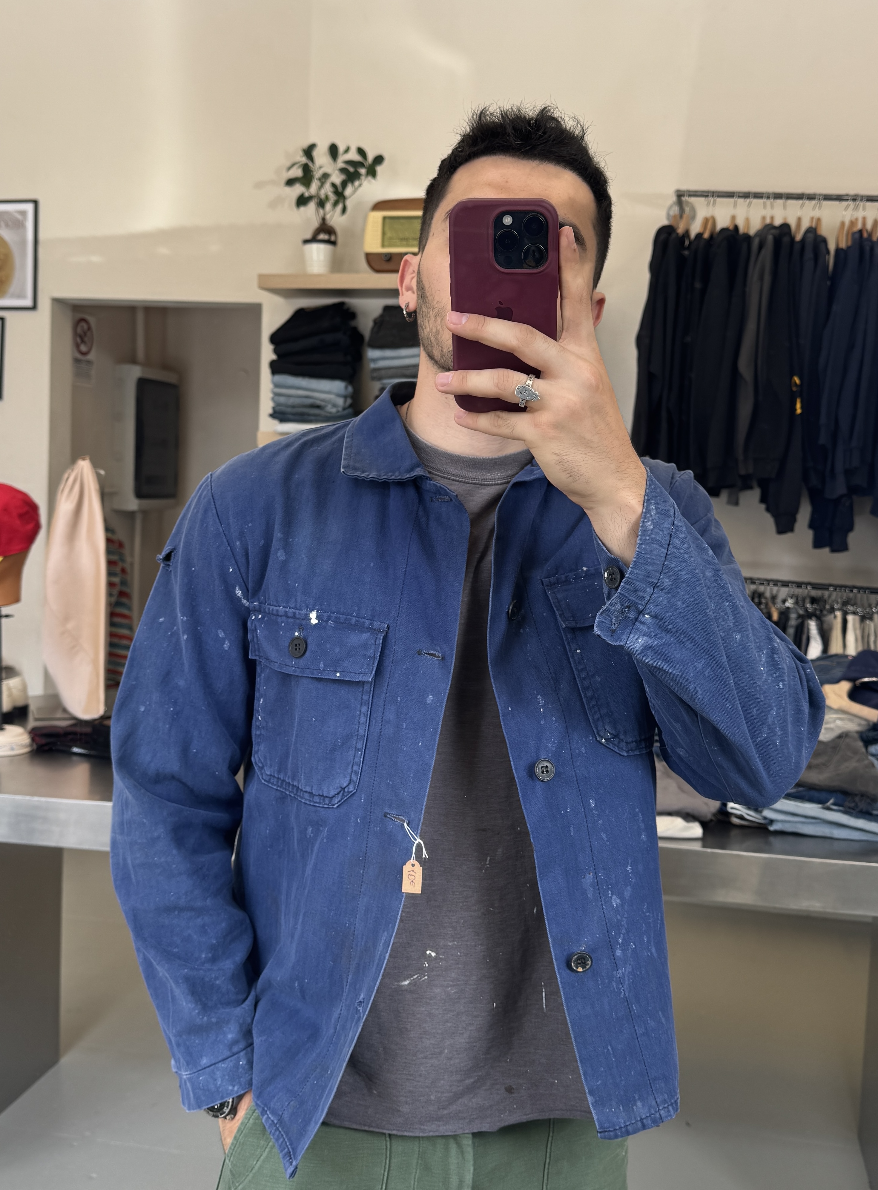 French Blue Denim Jacket