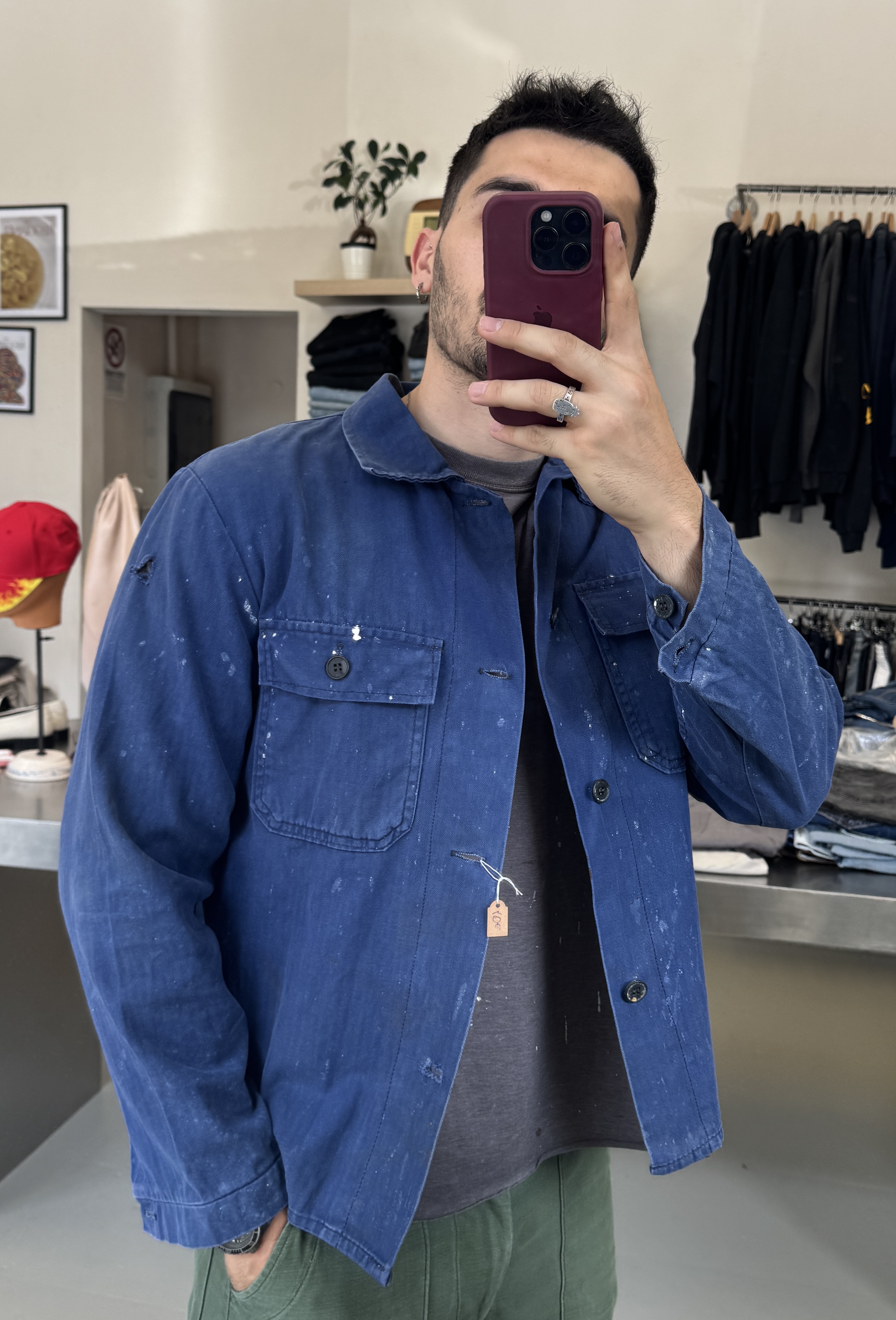French Blue Denim Jacket