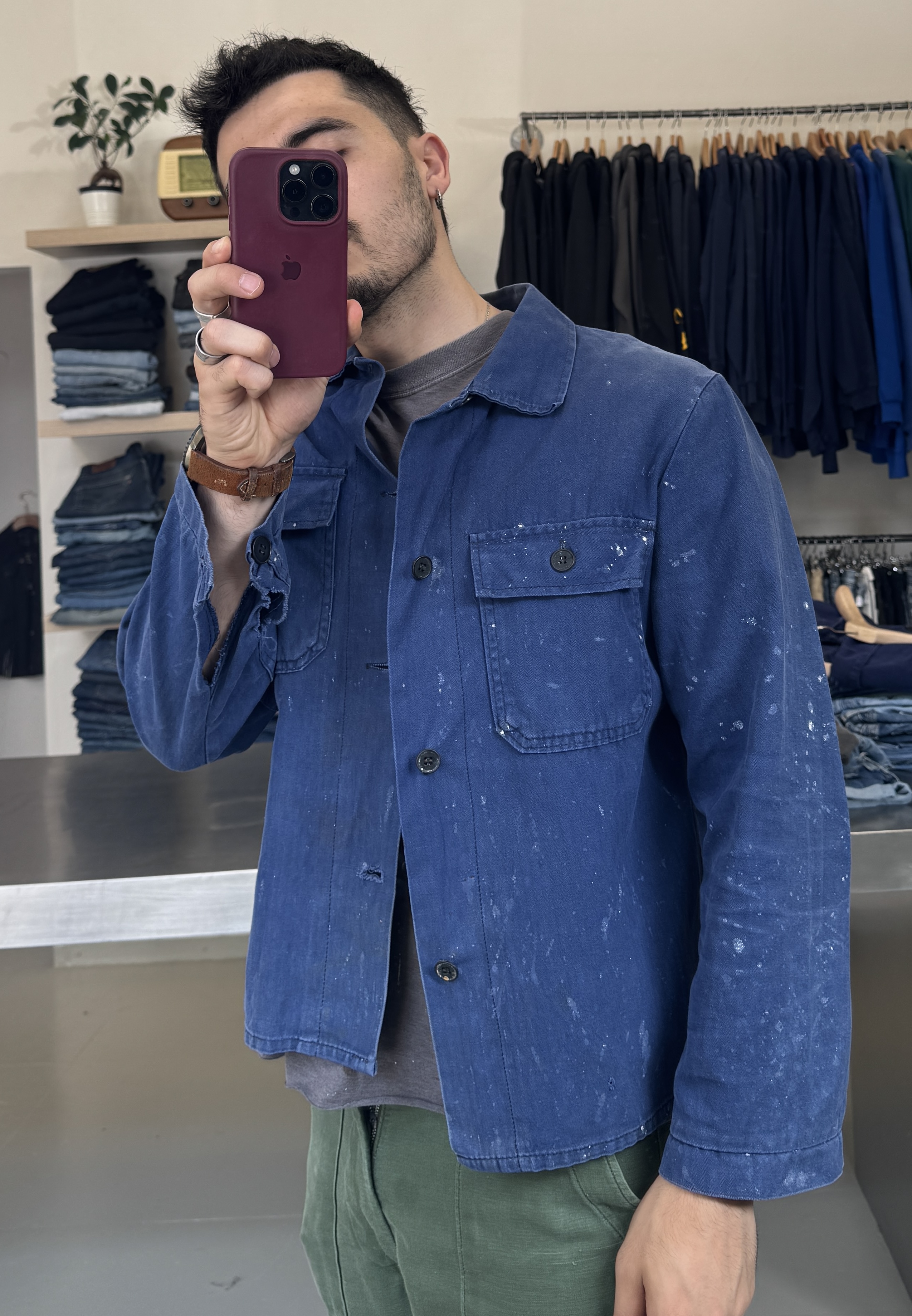 French Blue Denim Jacket