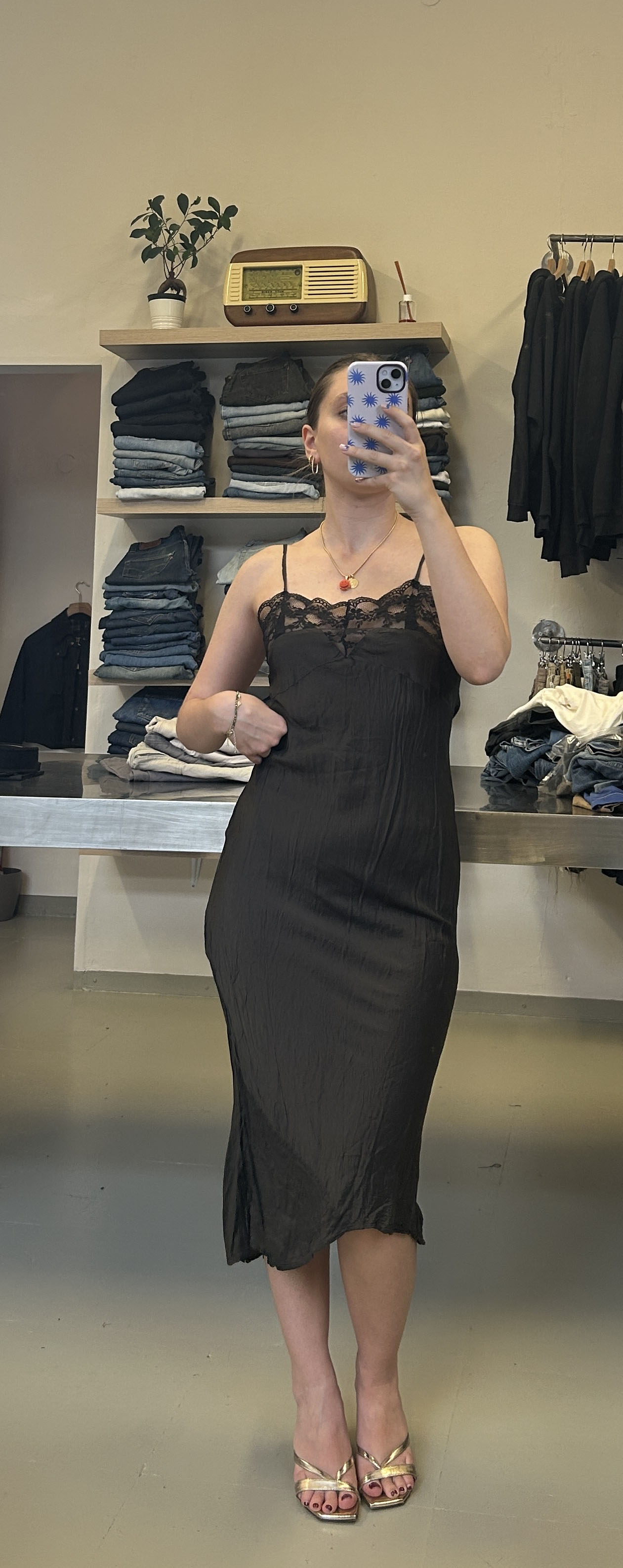 Dark Brown Dress Taglia S/M