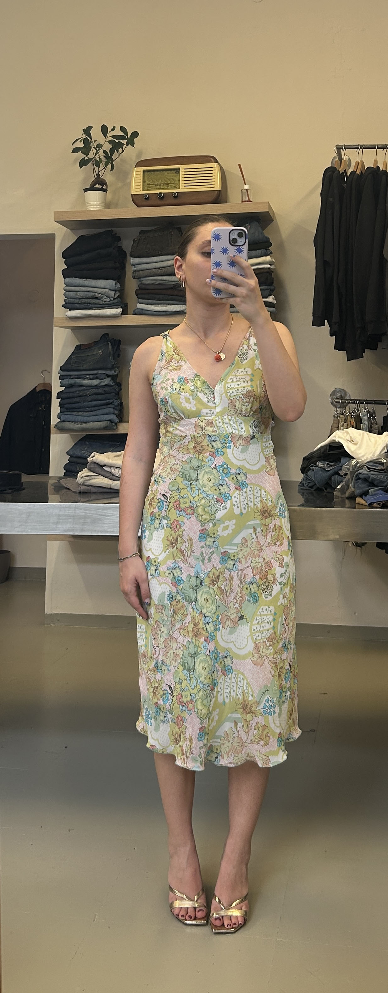 Floral Midi Dress Taglia XS/S