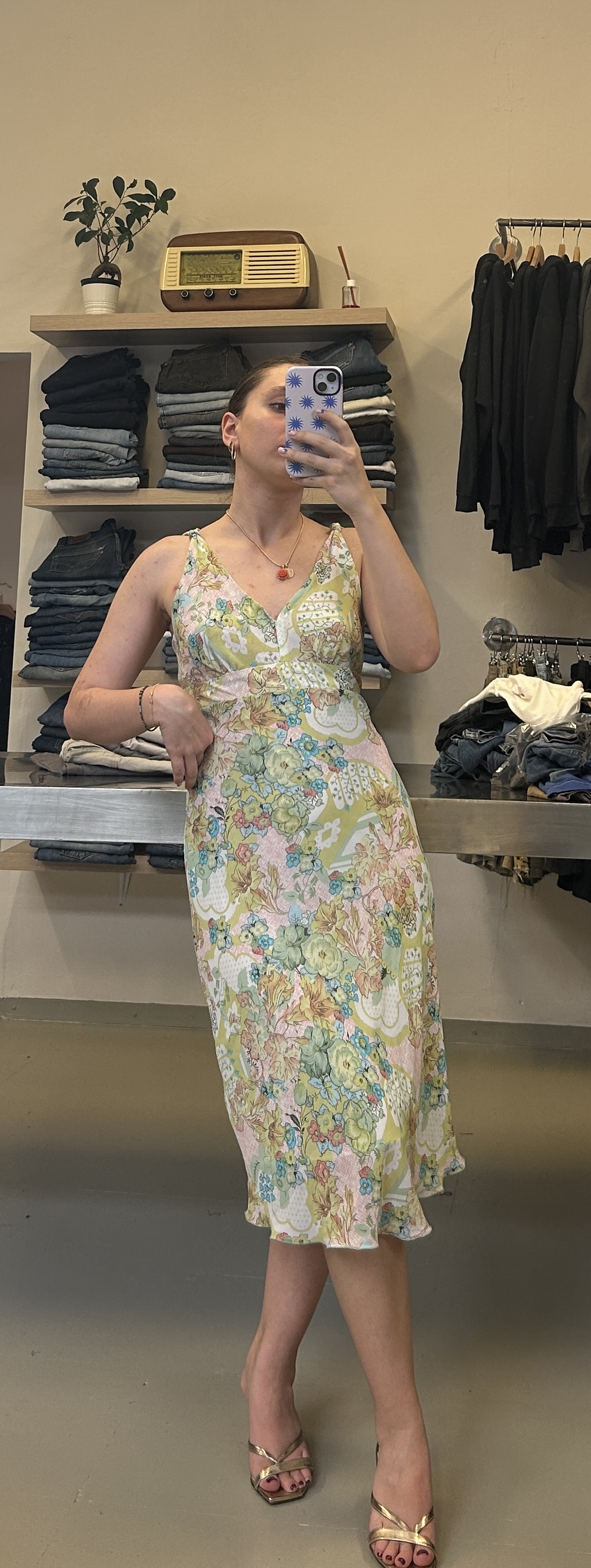 Floral Midi Dress Taglia XS/S