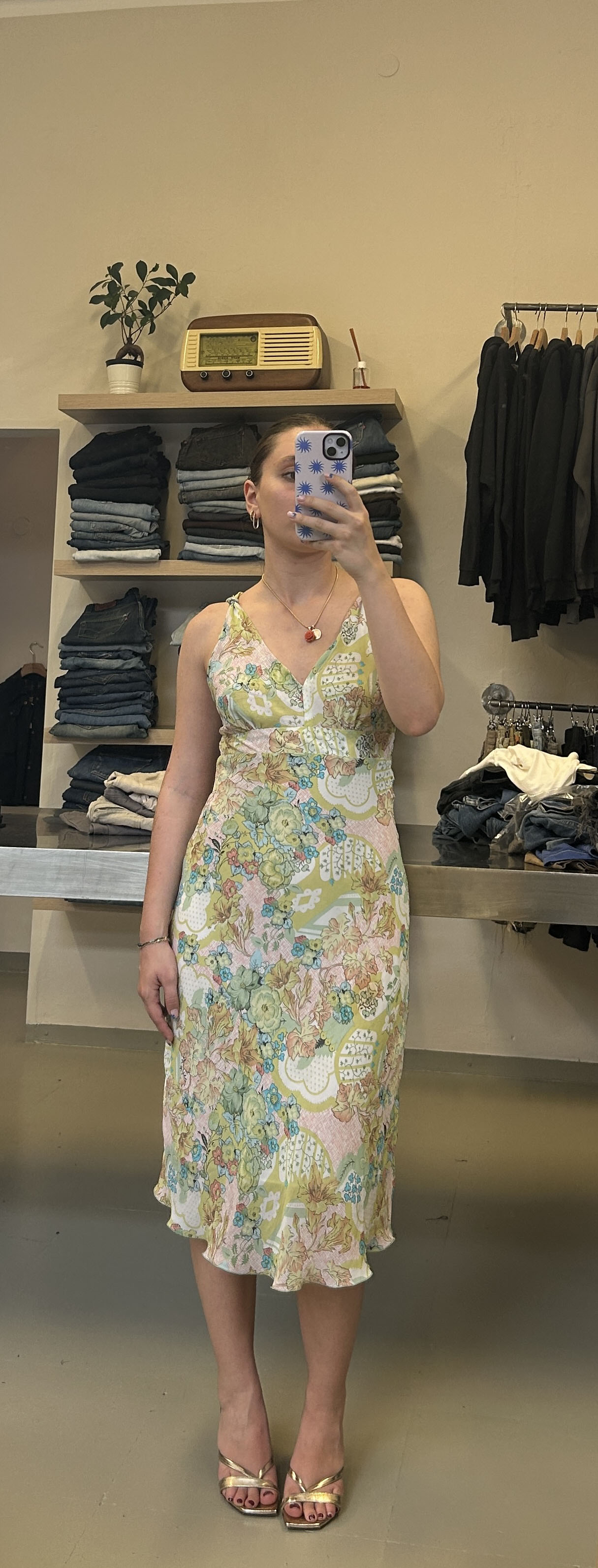 Floral Midi Dress Taglia XS/S