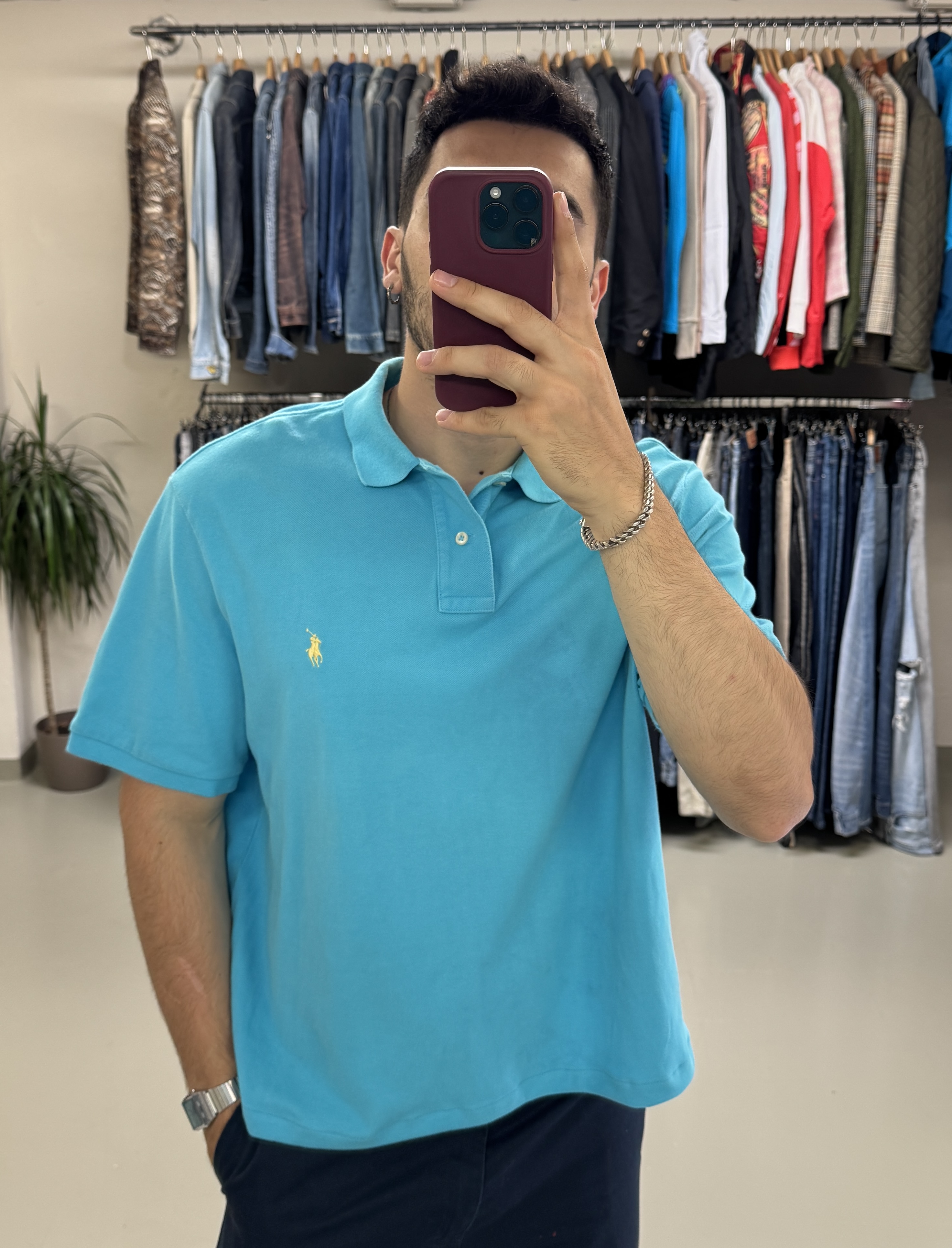Polo Ralph Lauren taglia XL crop