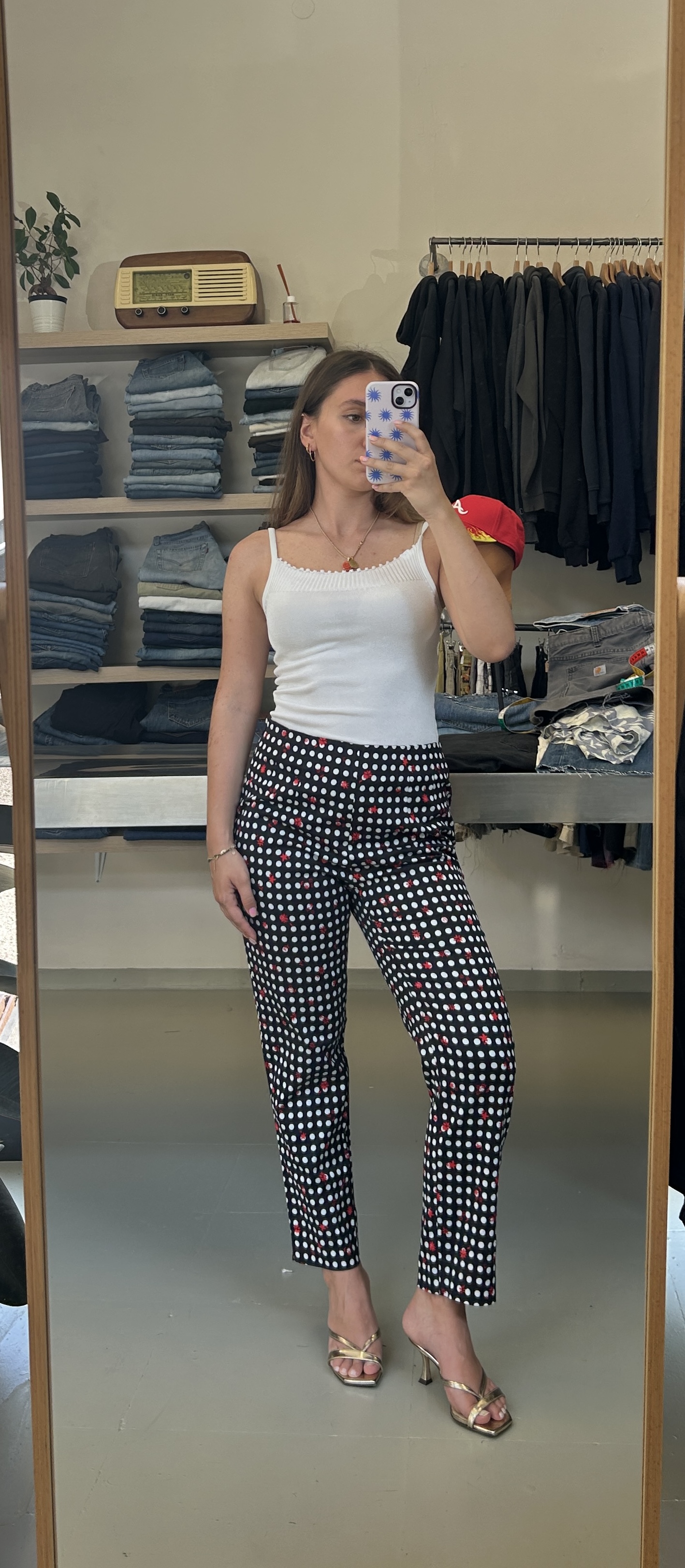 Pantaloni capri Moschino Taglia 44 IT