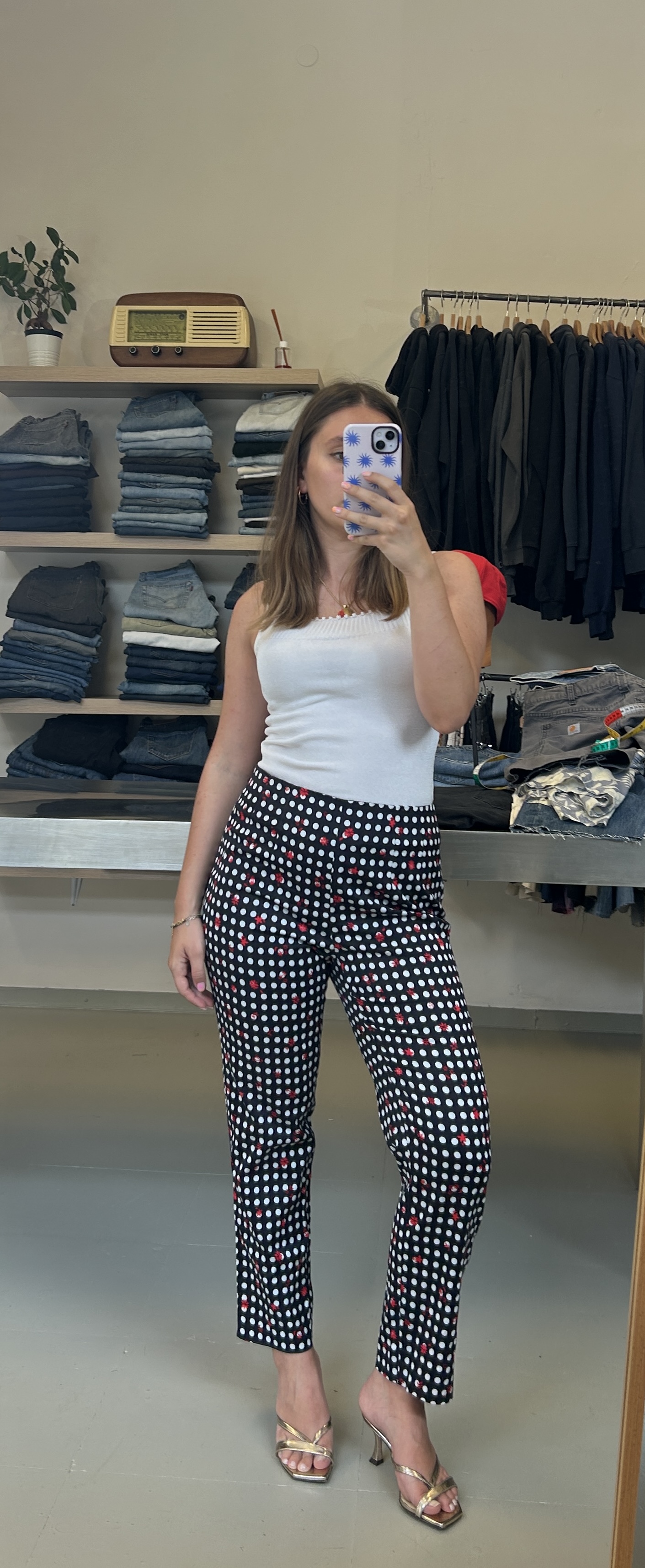 Pantaloni capri Moschino Taglia 44 IT