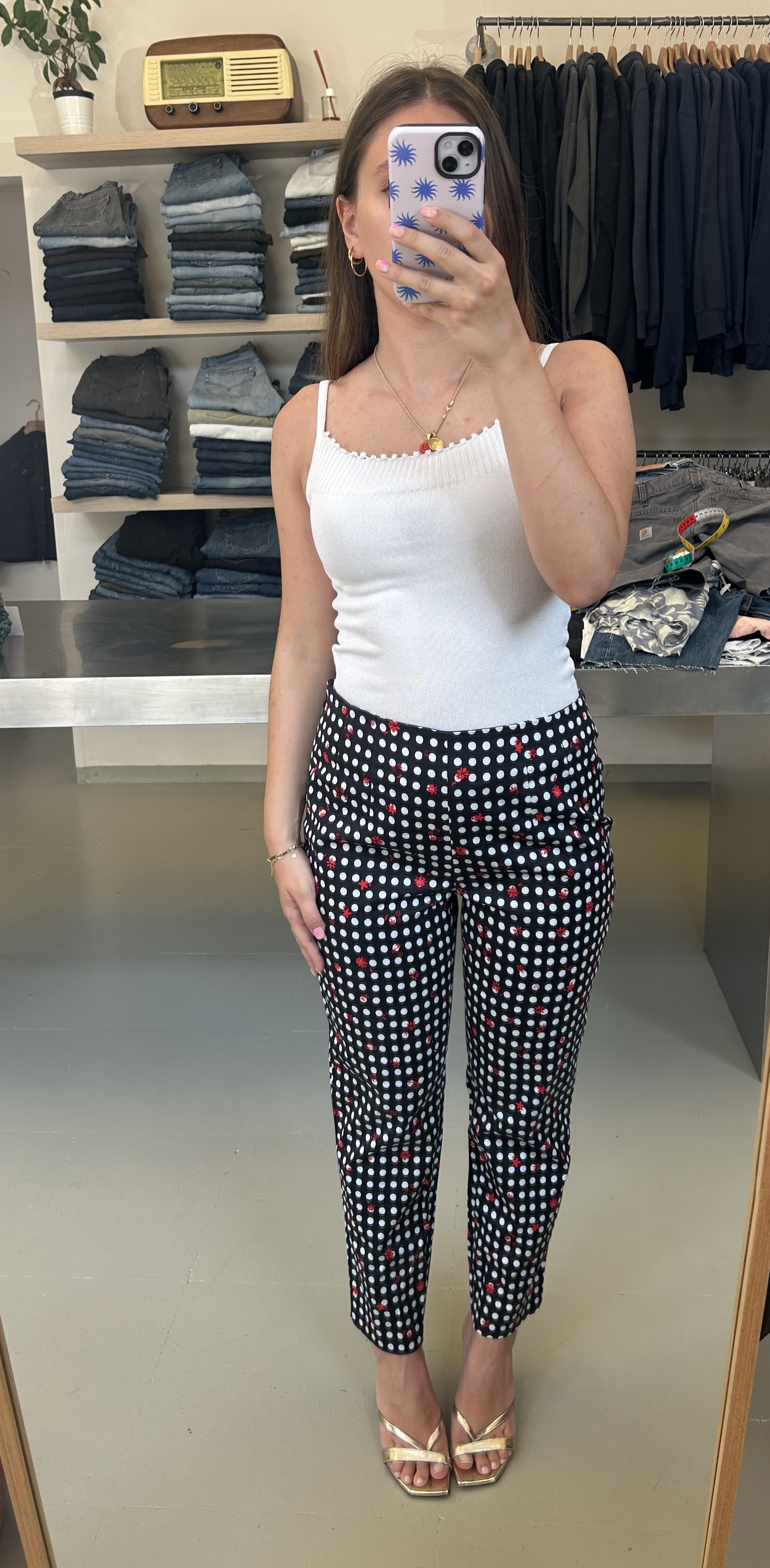 Pantaloni capri Moschino Taglia 44 IT