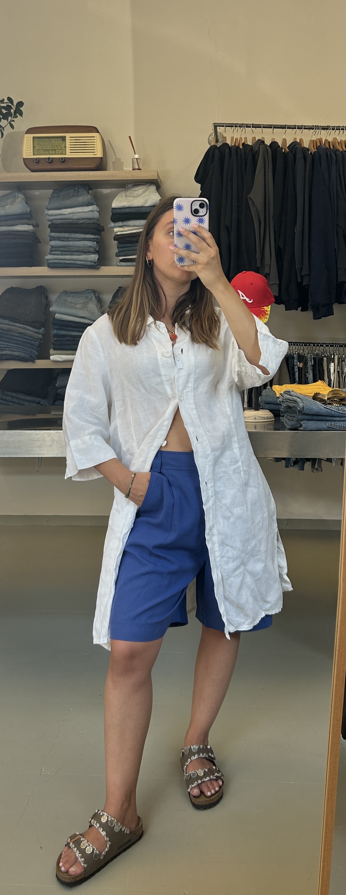 Women's Linen Shirt Taglia Unica