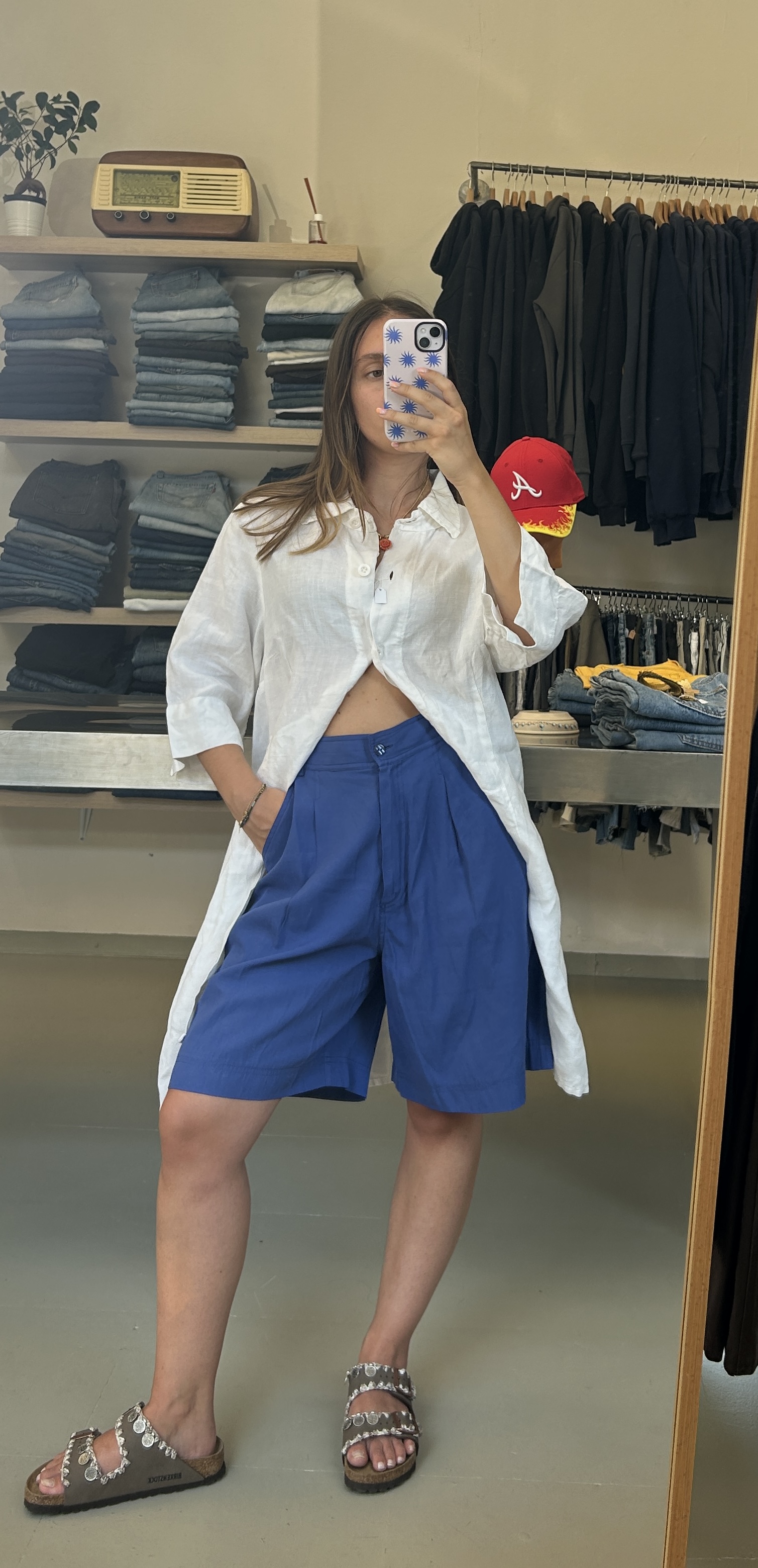 Women's Linen Shirt Taglia Unica