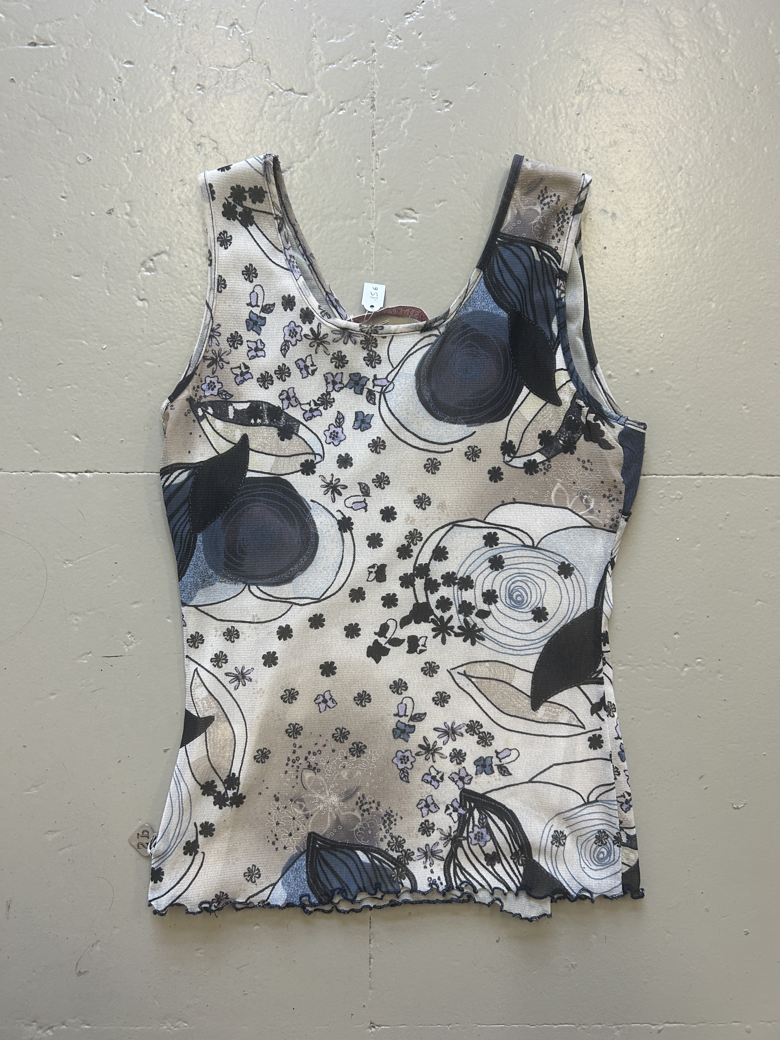 Women's Sleeveless Patterned Top