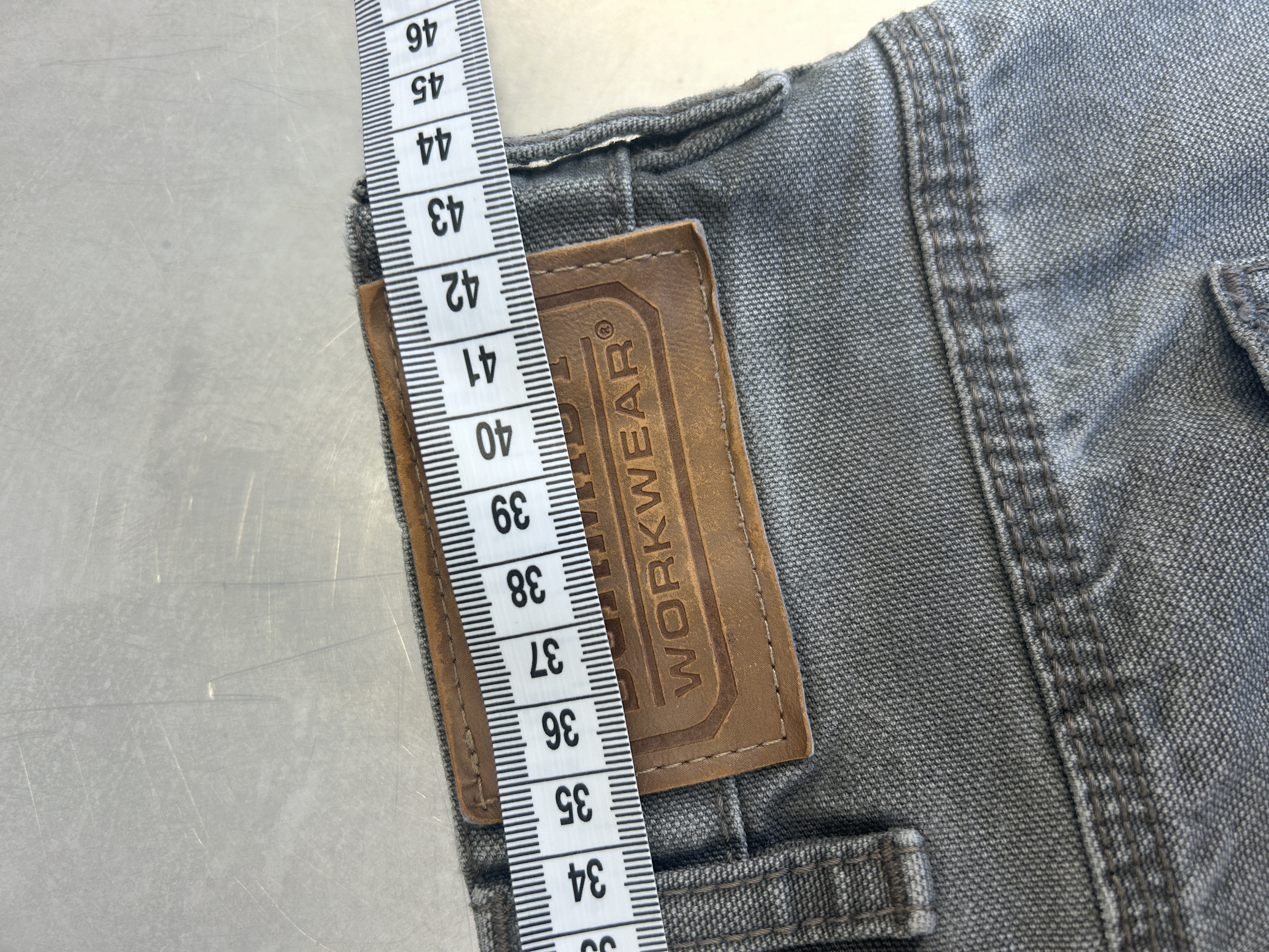 Pantaloni carpenter grigi uomo taglia 36 US