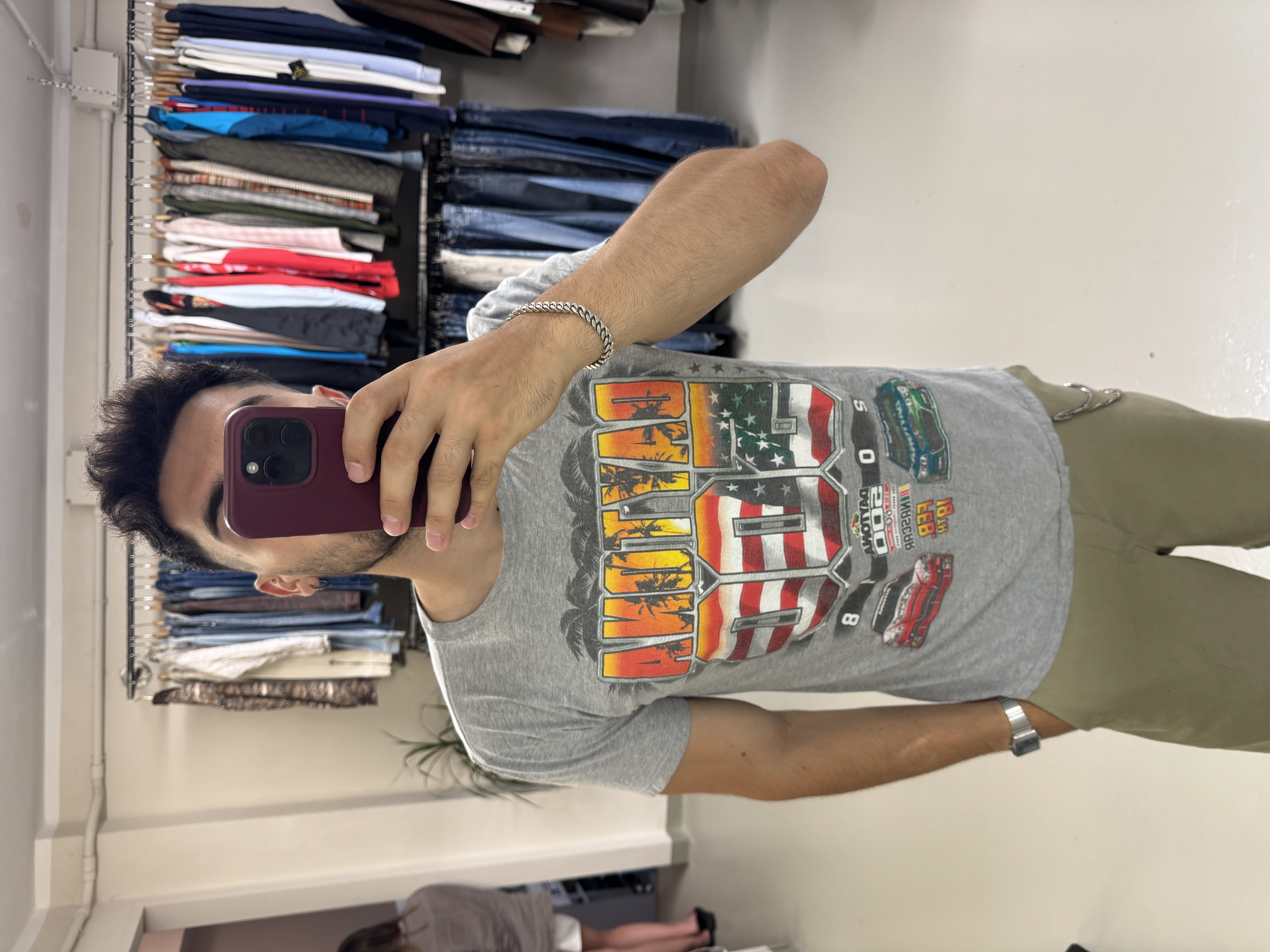 Nascar Monster Custom Graphic T-shirt taglia M