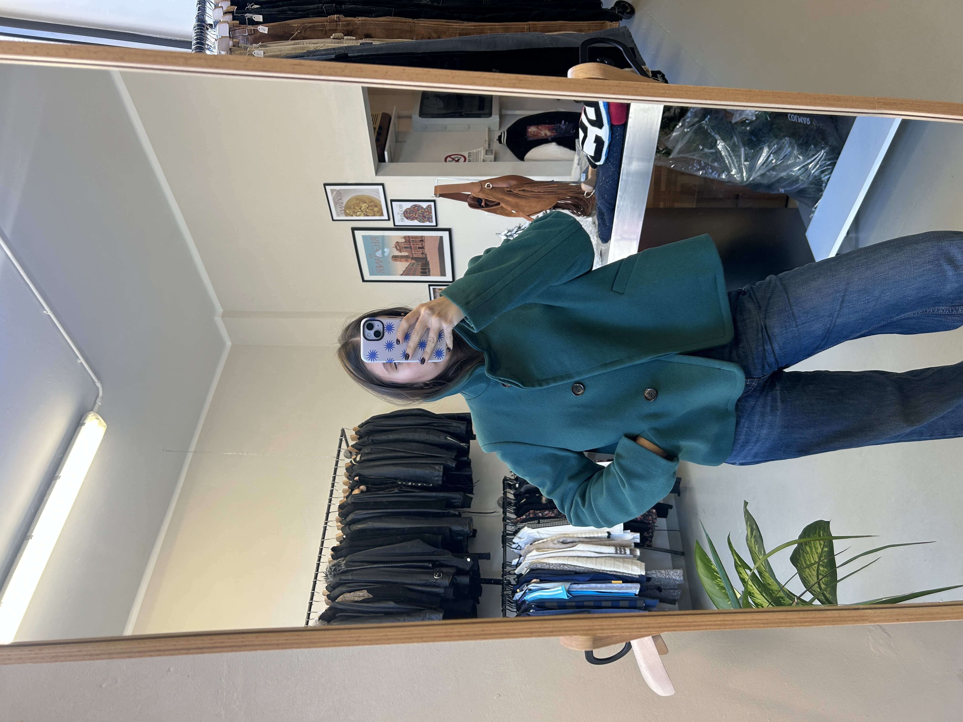 Green Double-Breasted Caban