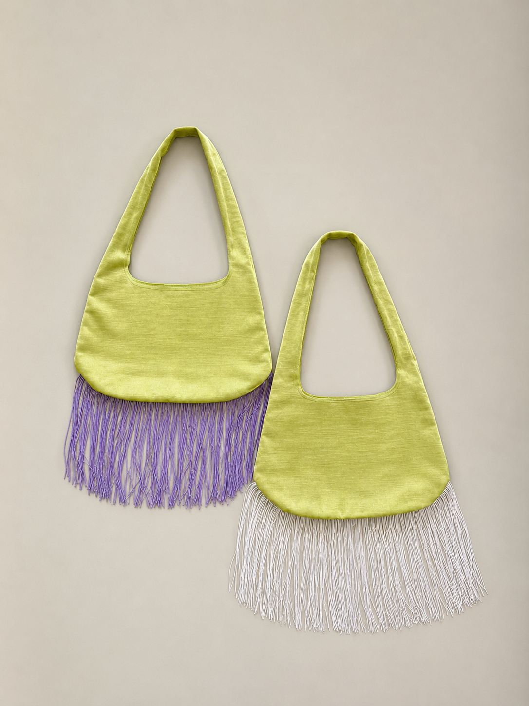 Borsa con frange colorate
