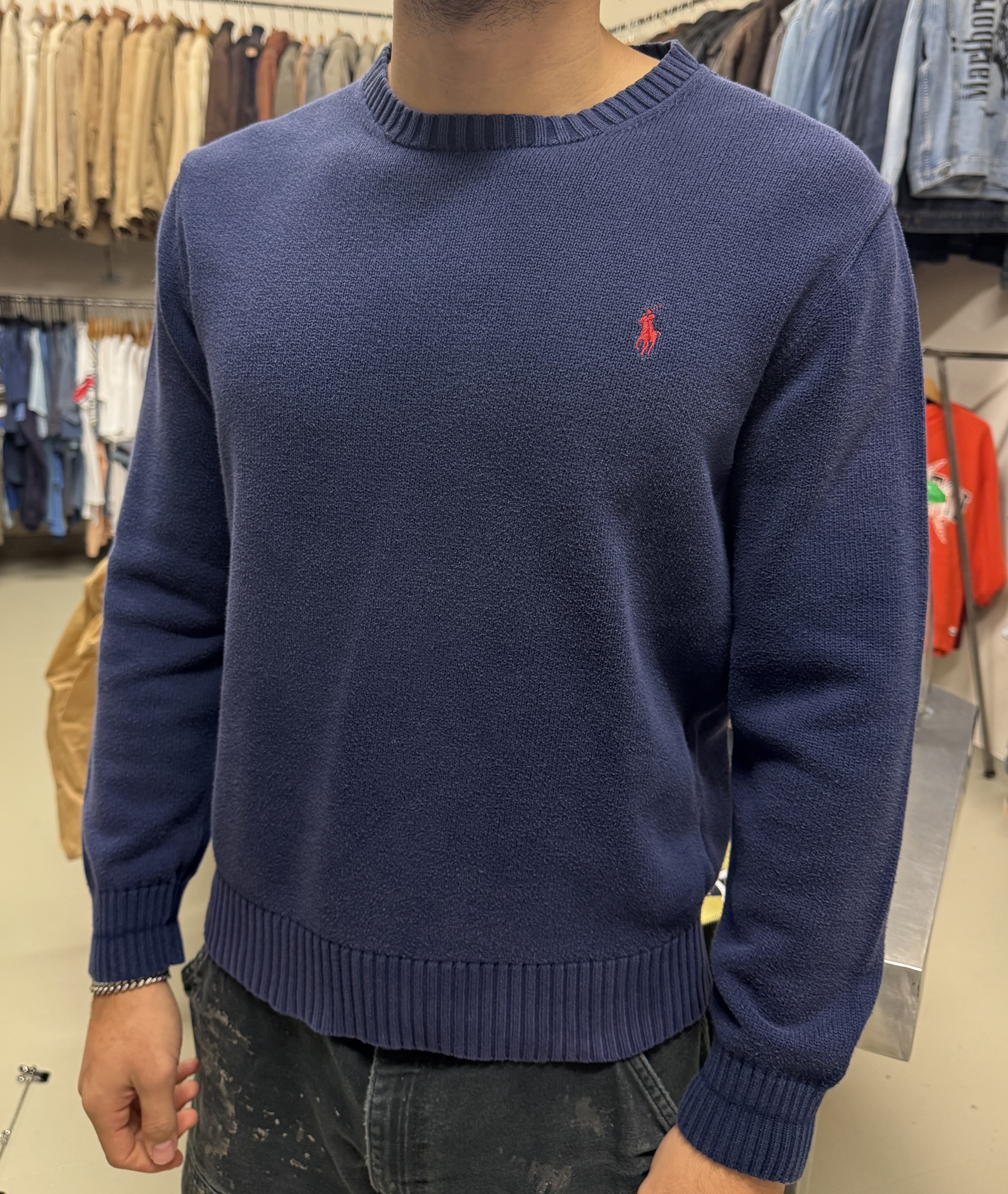 Maglione Polo Ralph Lauren blu taglia L