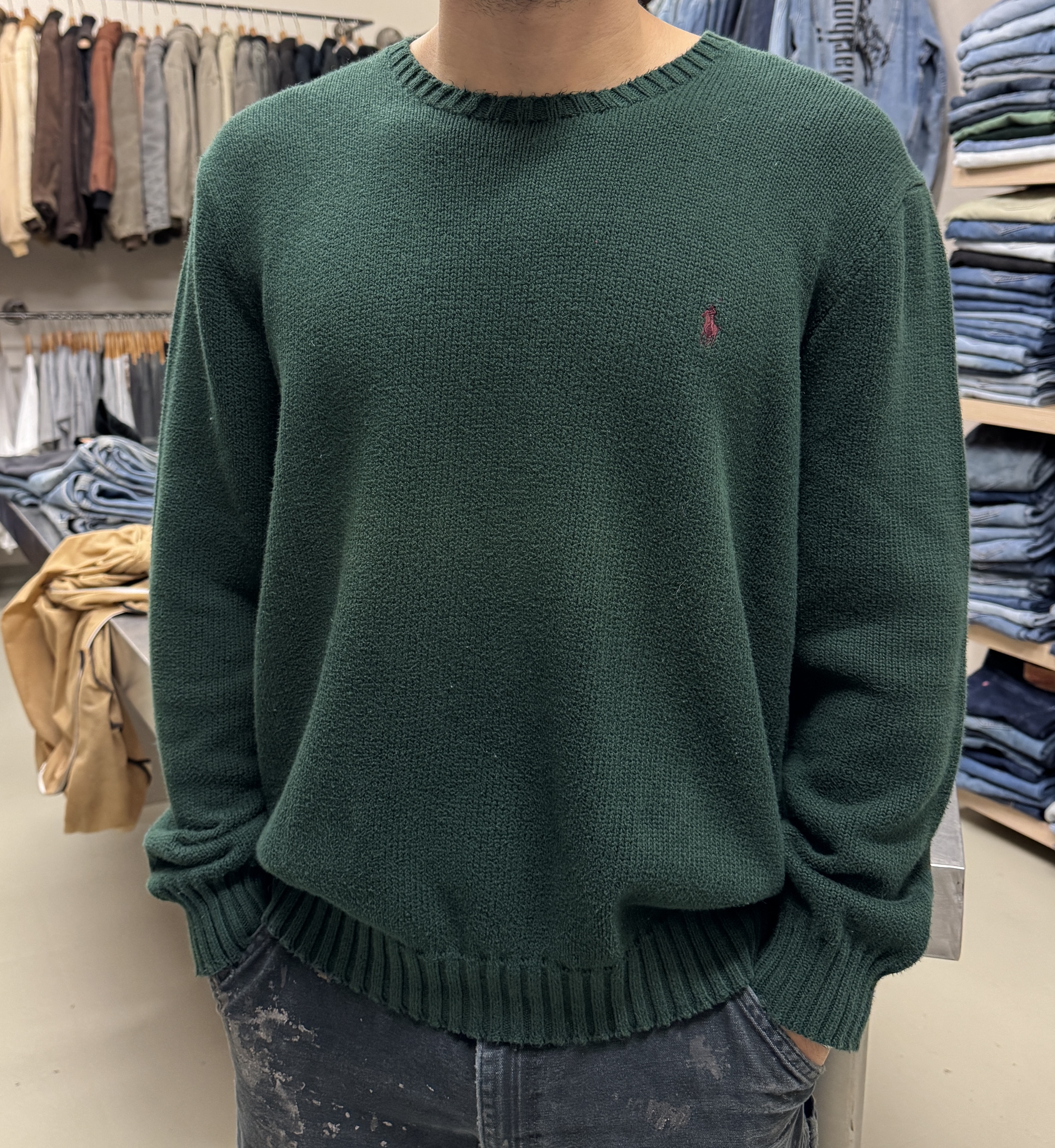 Maglione Verde Uomo taglia XL