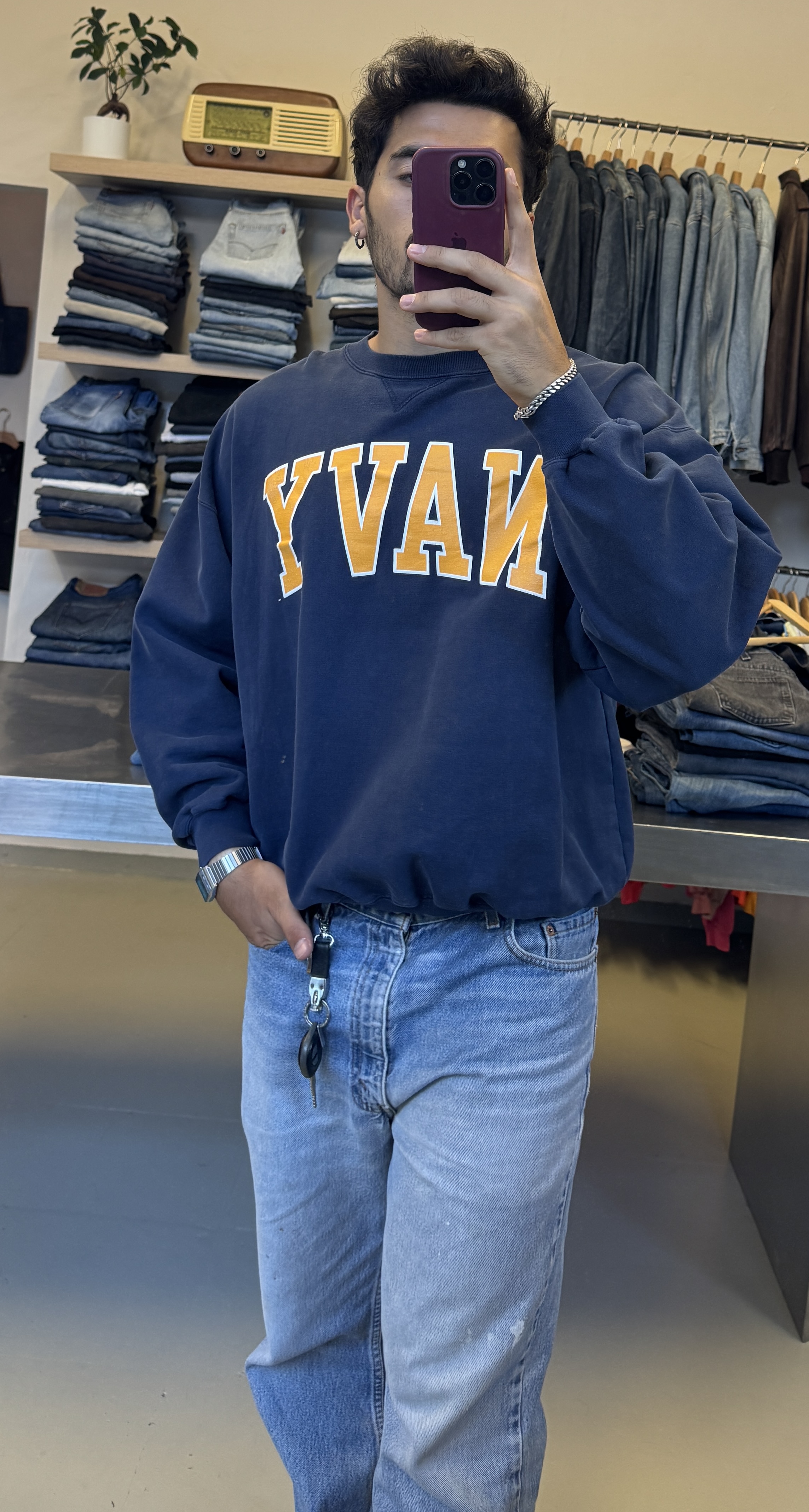 NAVY Sweatshirt taglia XL