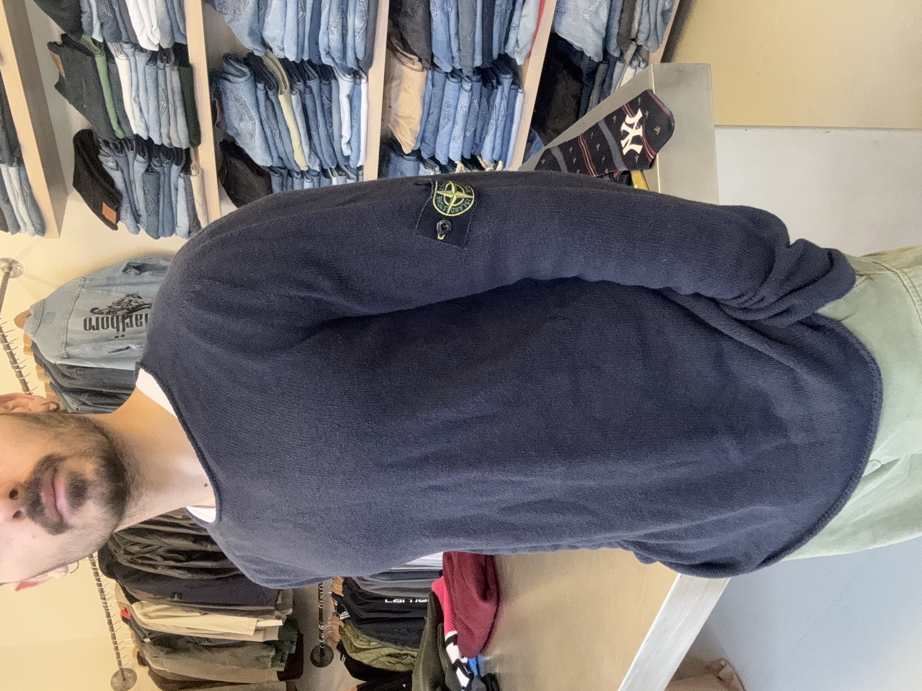 Maglione Stone Island 100% cotone taglia XXL