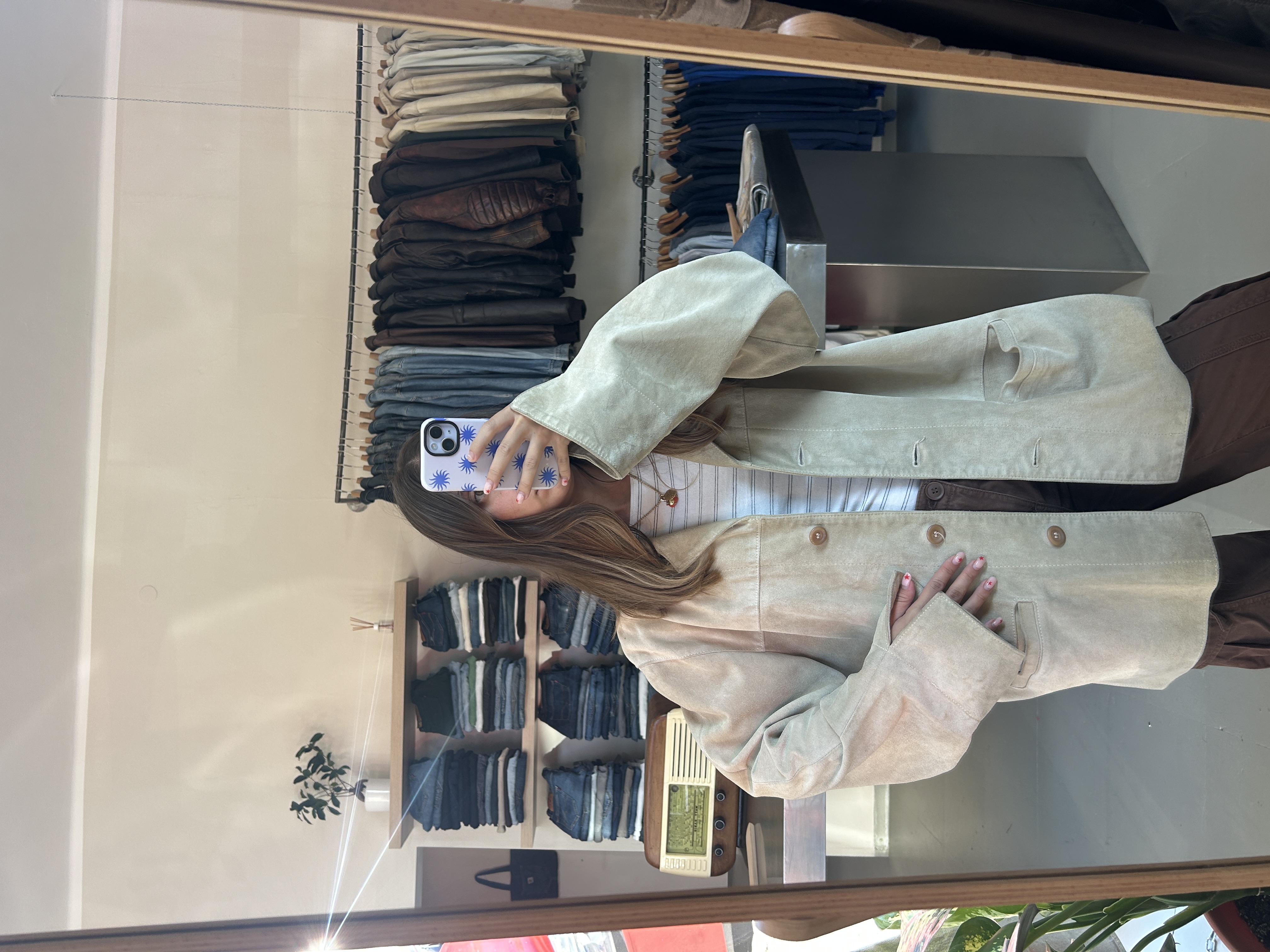 Suede Jacket taglia L