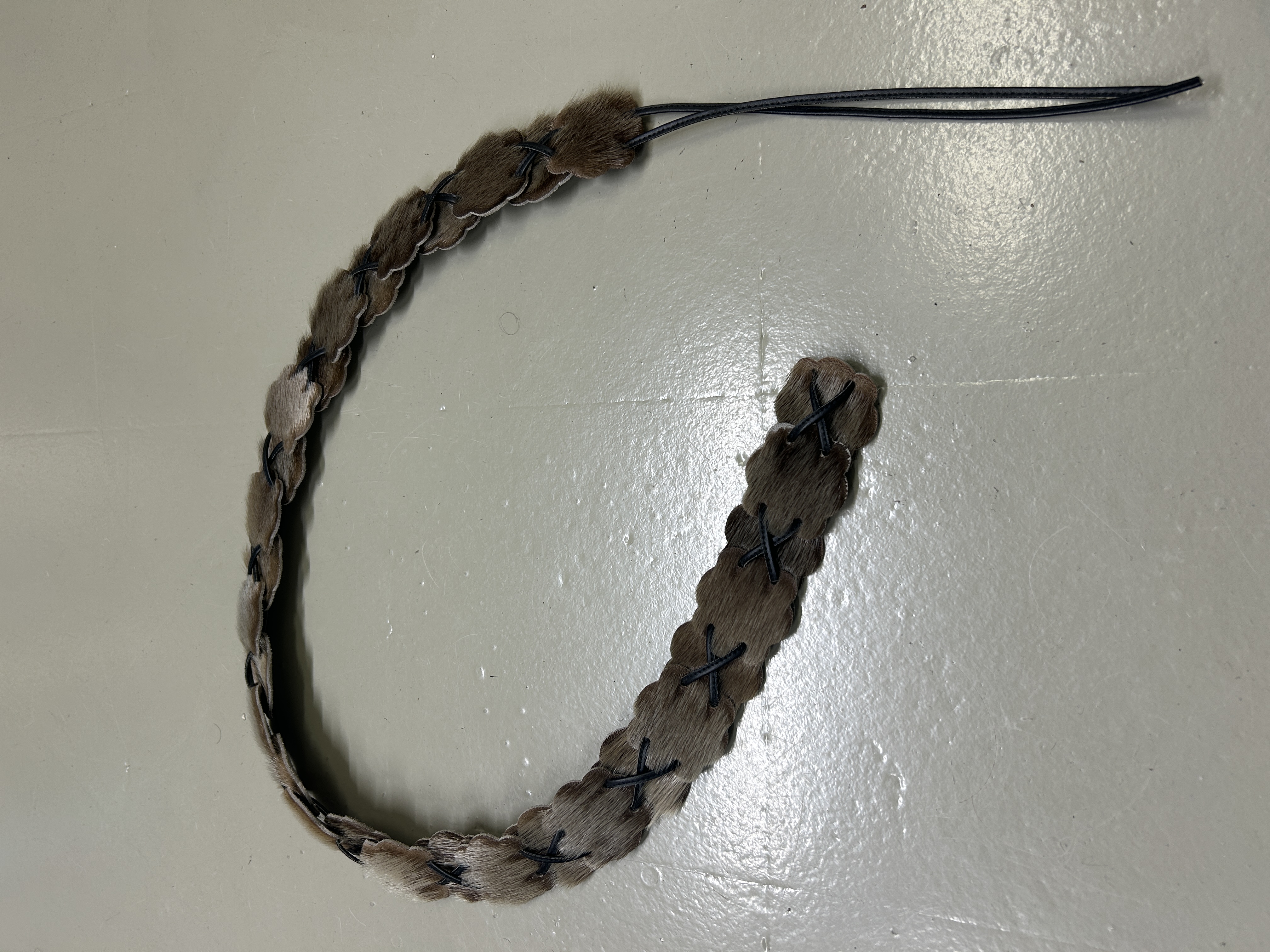 Handcrafted Fur belt