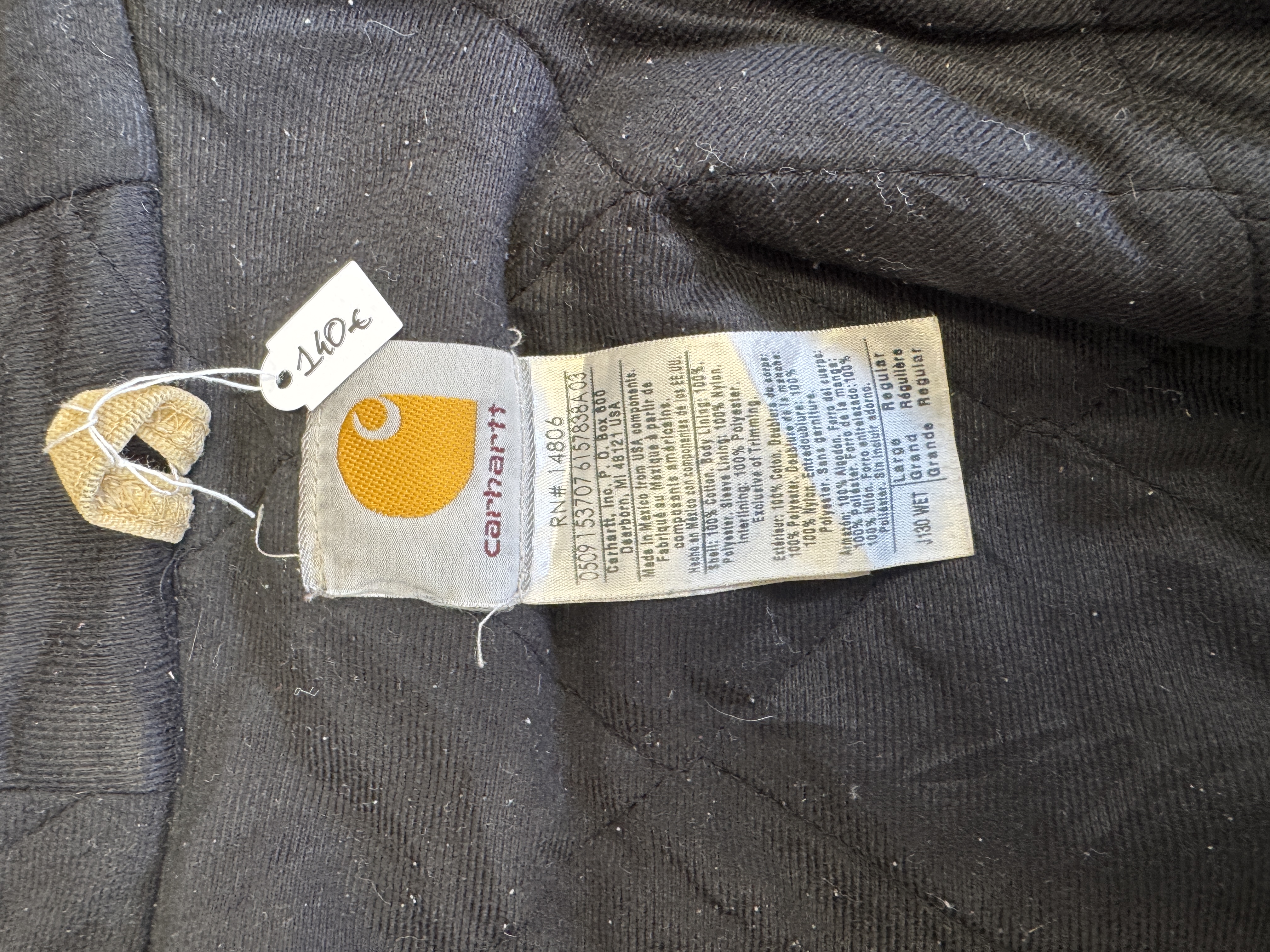 Vintage Carhartt Canvas Work Jacket taglia L